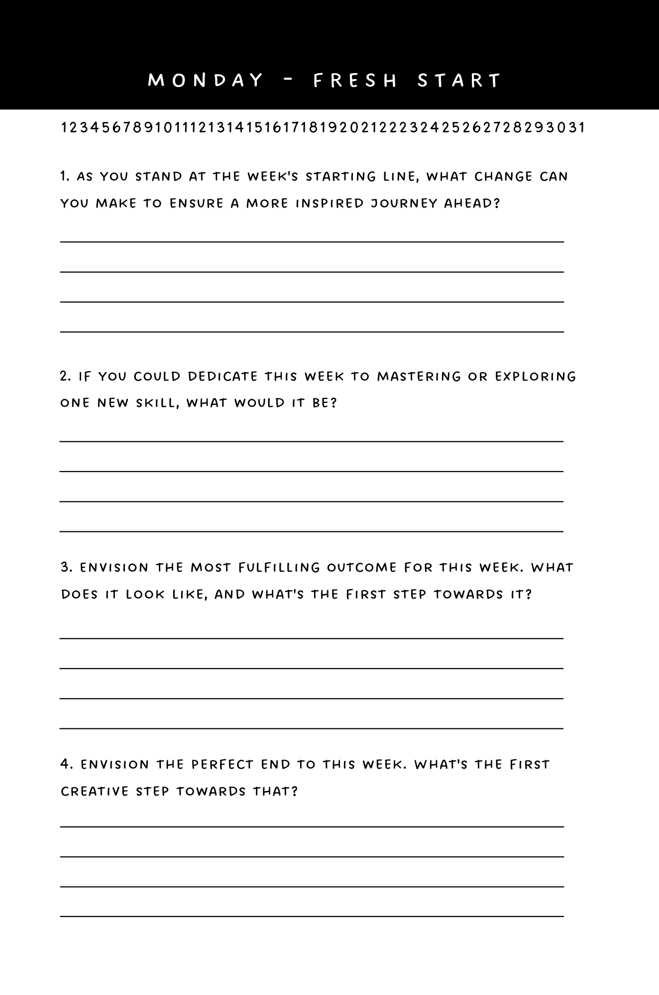 7-Day Artist's Creative Journal: Transform Your Vision, Day by Day: The Ultimate Weekly Creative Boost - MichaelVargas.Art