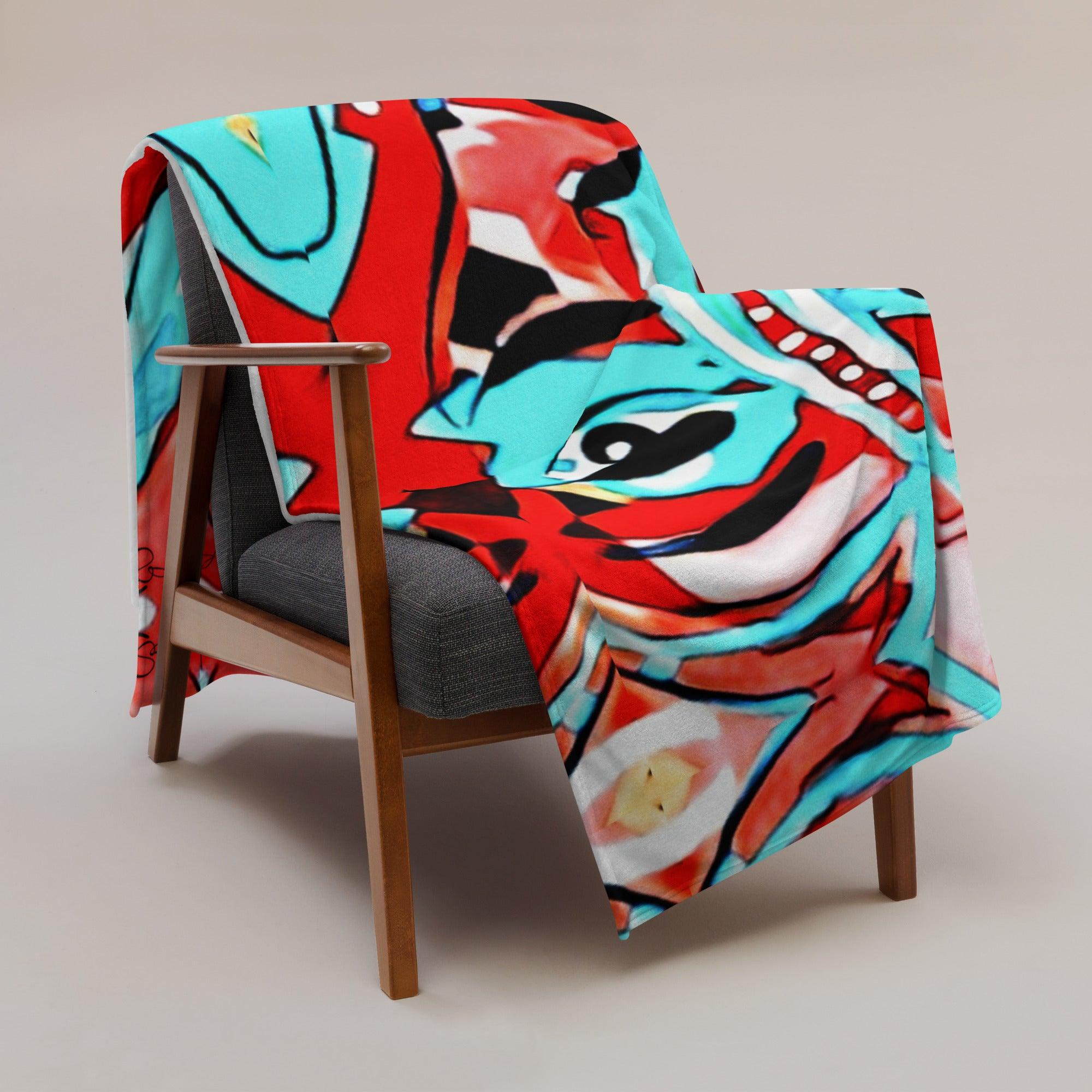 After The Laughter | Throw Blanket - MichaelVargas.Art