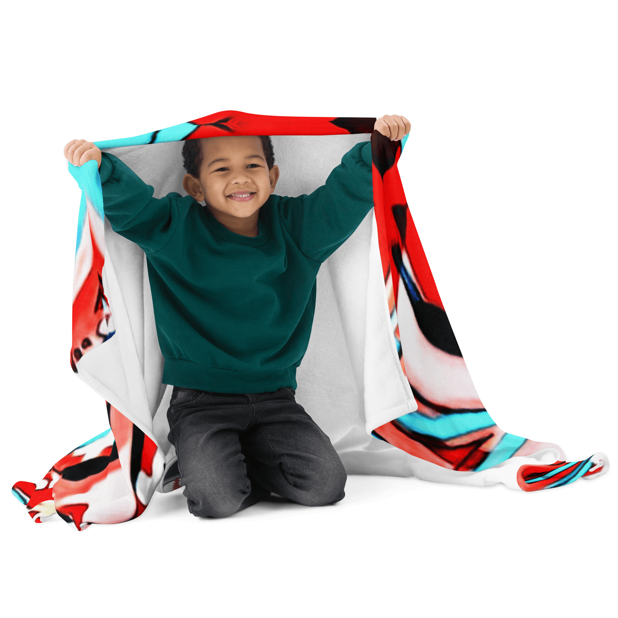 After The Laughter | Throw Blanket - MichaelVargas.Art