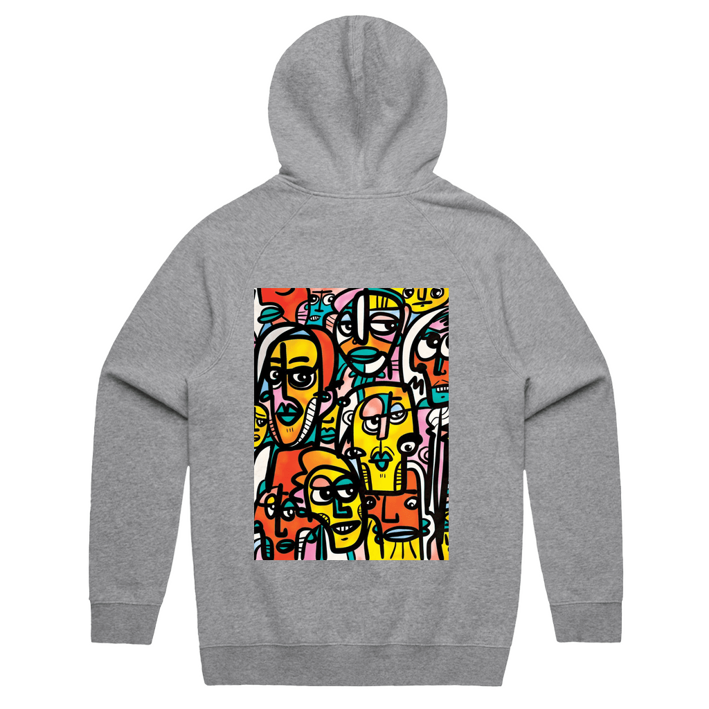 Alone In A Crowd | Hoodie - MichaelVargas.Art