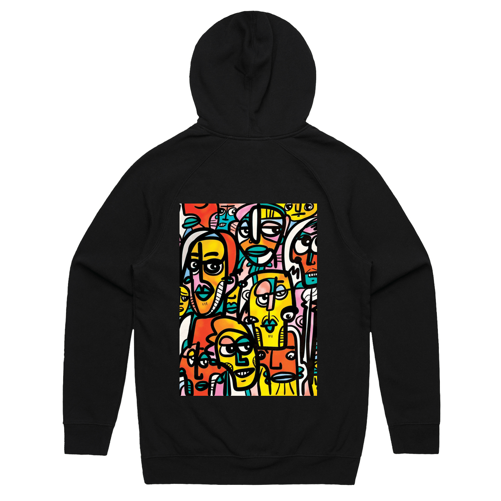 Alone In A Crowd | Hoodie - MichaelVargas.Art