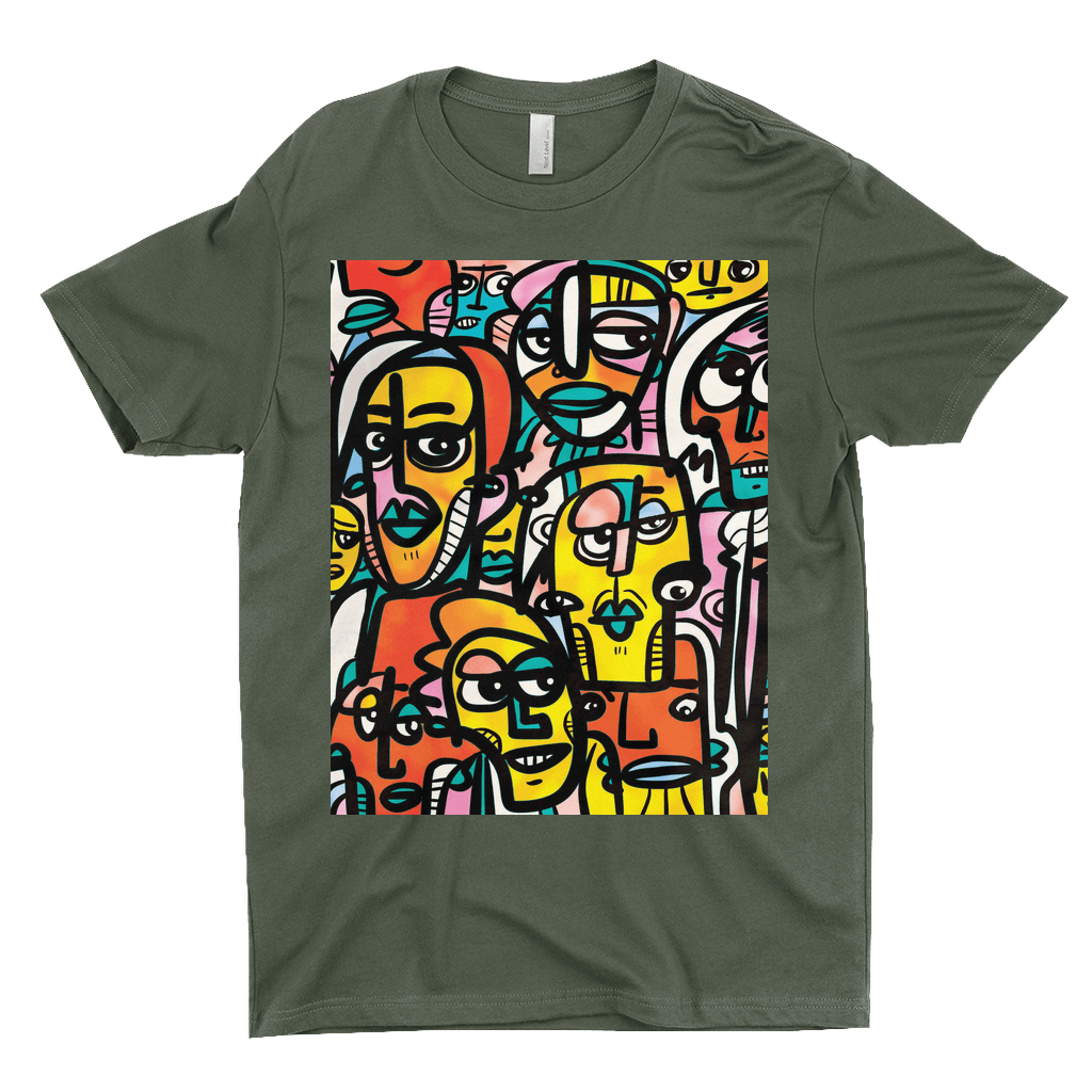 Alone In A Crowd | T-Shirt - MichaelVargas.Art