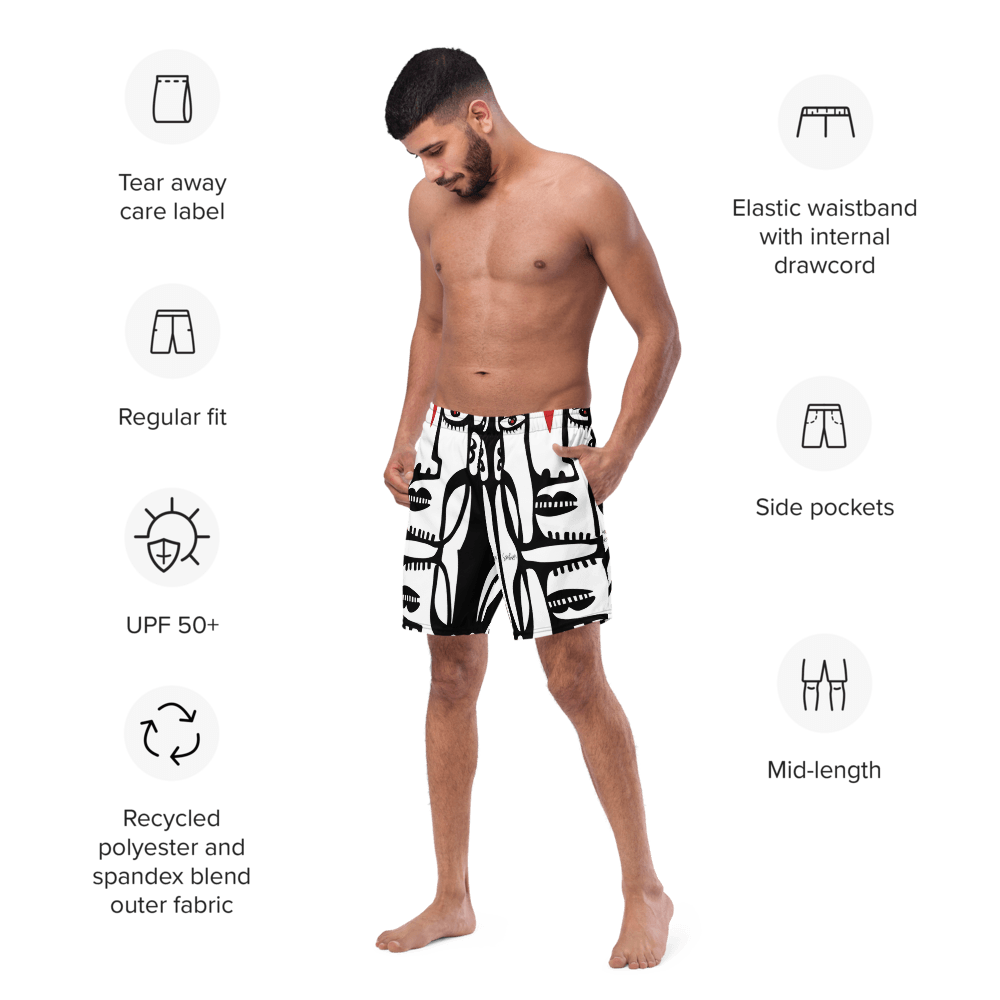 Calypso | Men's Swim Trunks - MichaelVargas.Art