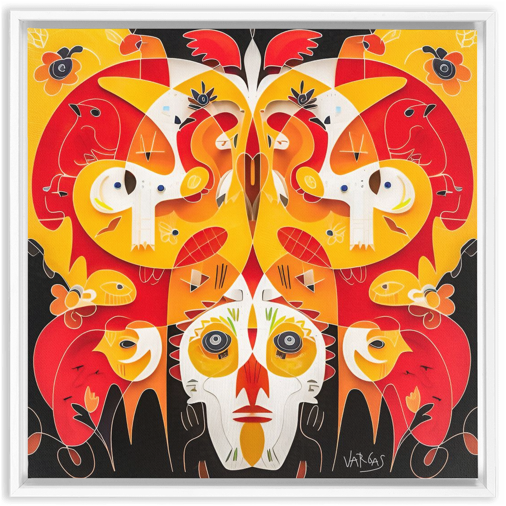 Disguise The Limit | 24 x 24 | Framed Canvas Wraps - MichaelVargas.Art