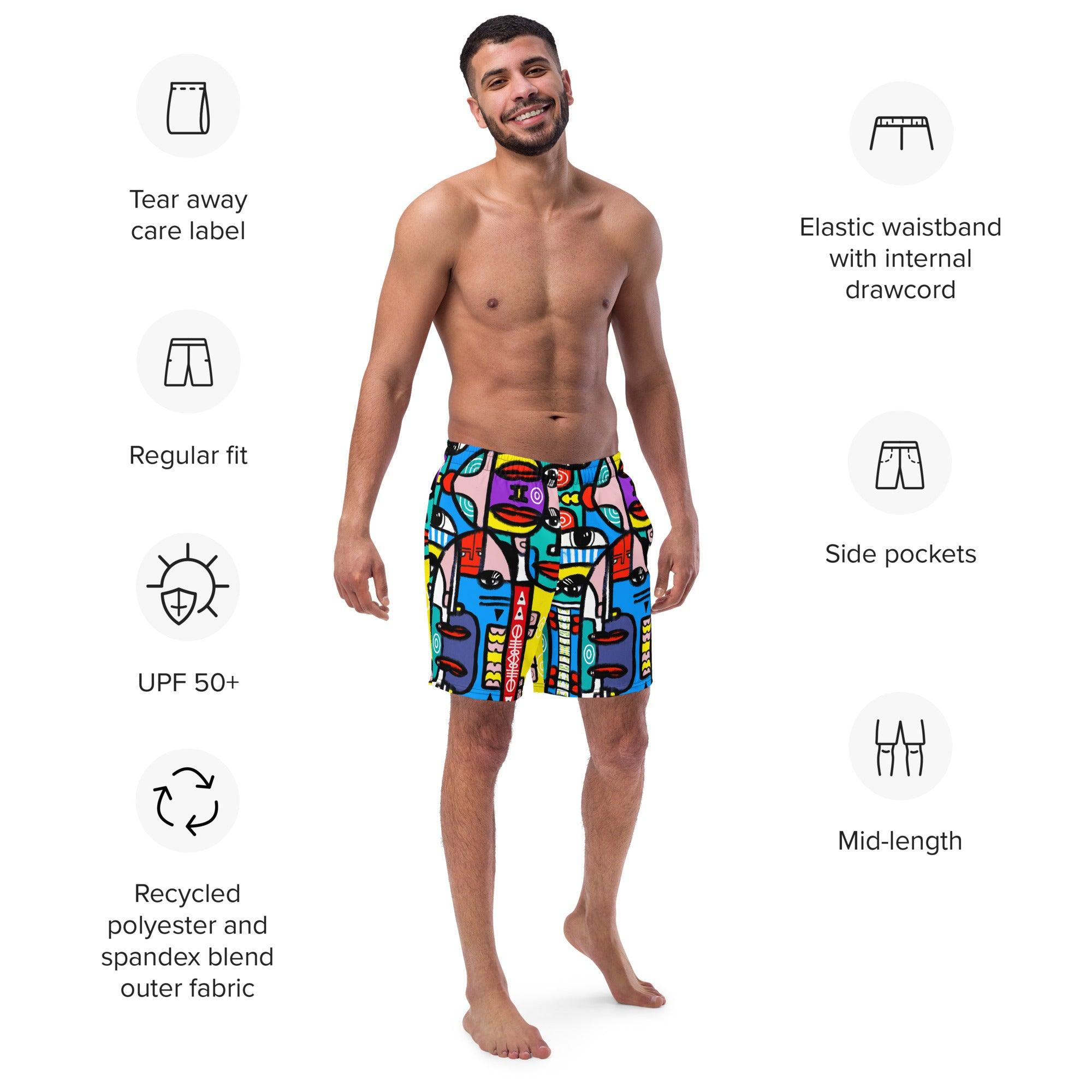 Echo Chamber | Men's Swim Trunks - MichaelVargas.Art
