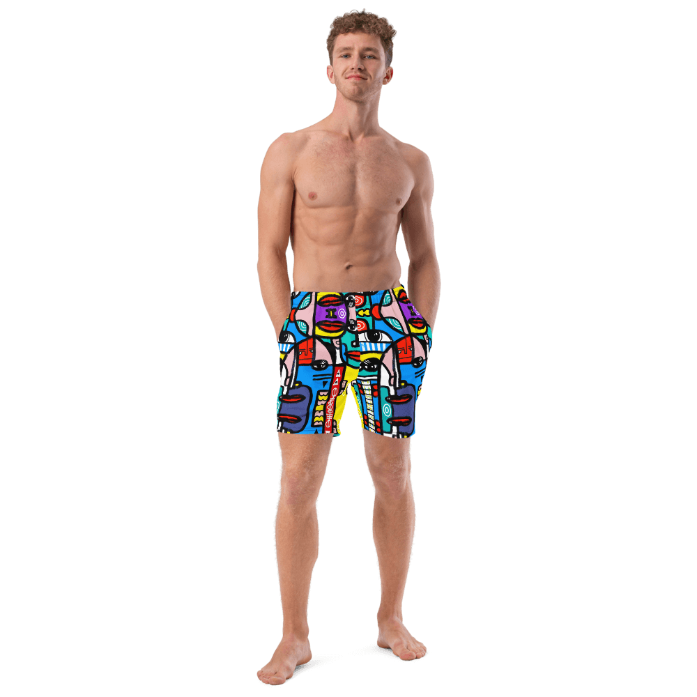 Echo Chamber | Men's Swim Trunks - MichaelVargas.Art