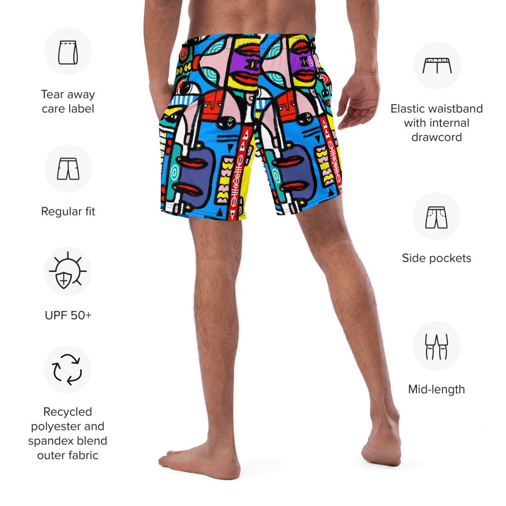 Echo Chamber | Men's Swim Trunks - MichaelVargas.Art