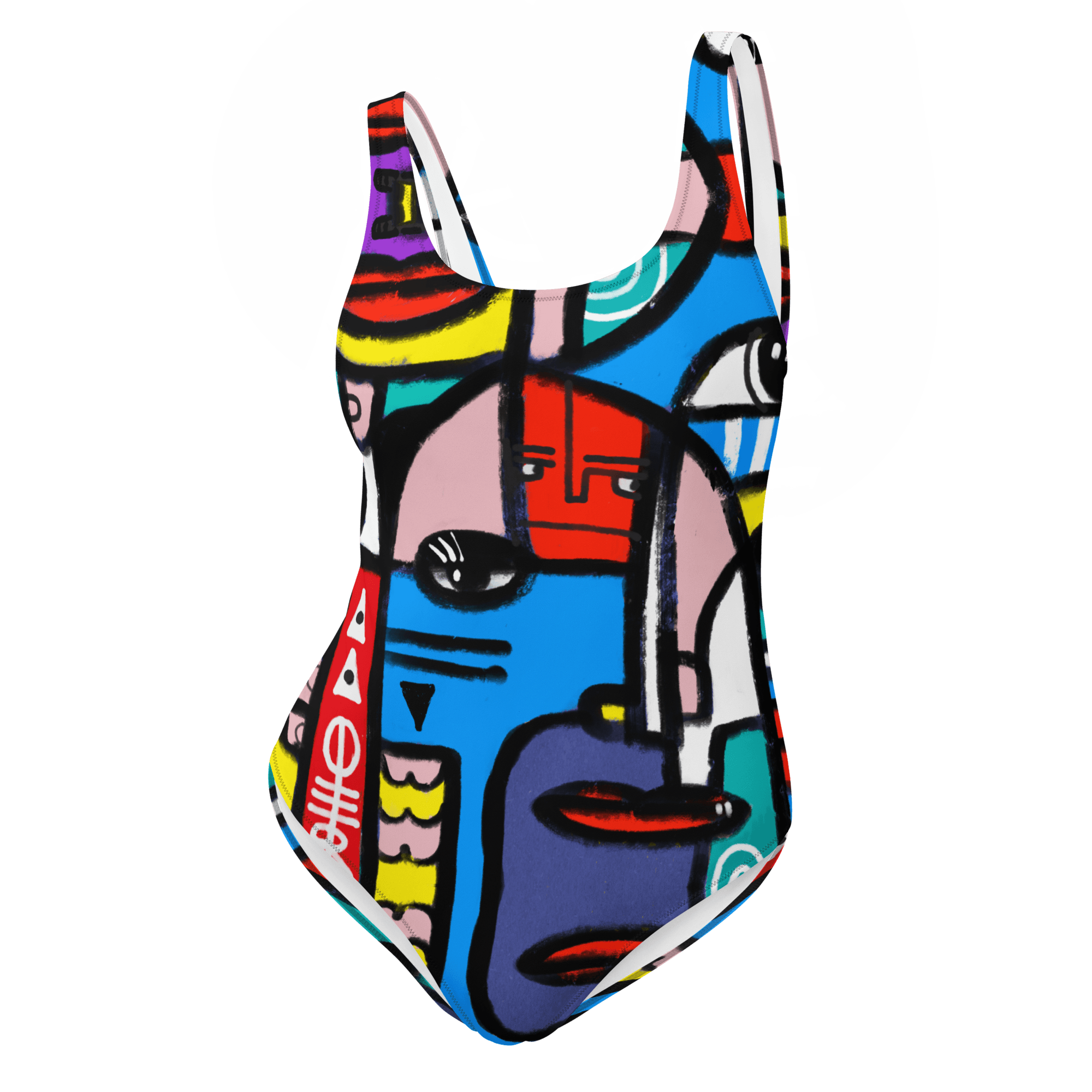 Echo Chambers | One-Piece Swimsuit - MichaelVargas.Art