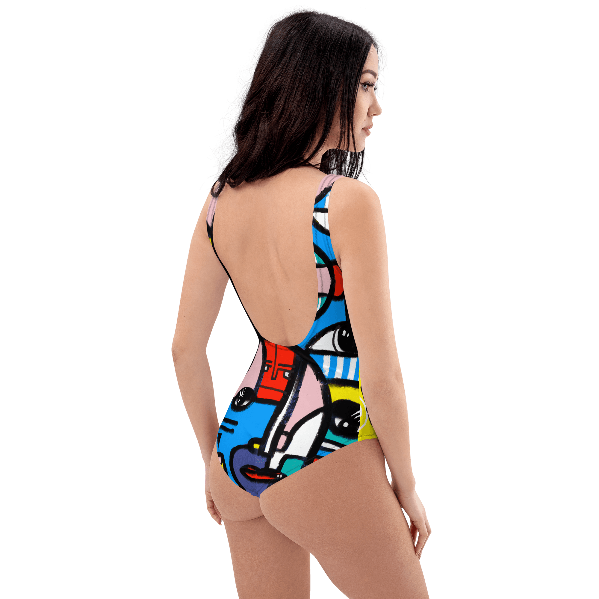 Echo Chambers | One-Piece Swimsuit - MichaelVargas.Art