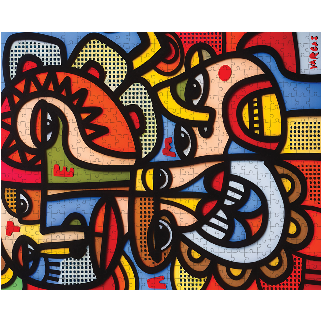 Four Phases of Te Amo | 16x20 | 520 Piece Puzzle - MichaelVargas.Art