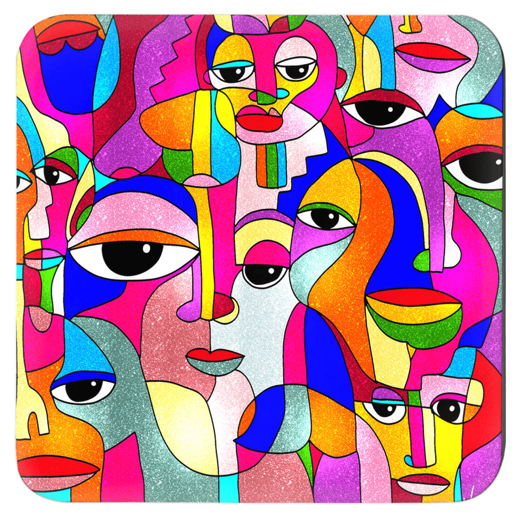 MVA FUNKY FOUR | Coaster Set #1 - MichaelVargas.Art