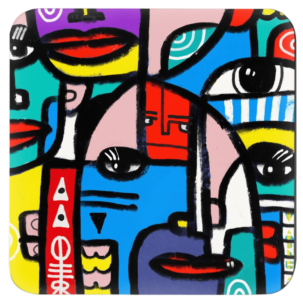 MVA FUNKY FOUR | Coaster Set #1 - MichaelVargas.Art