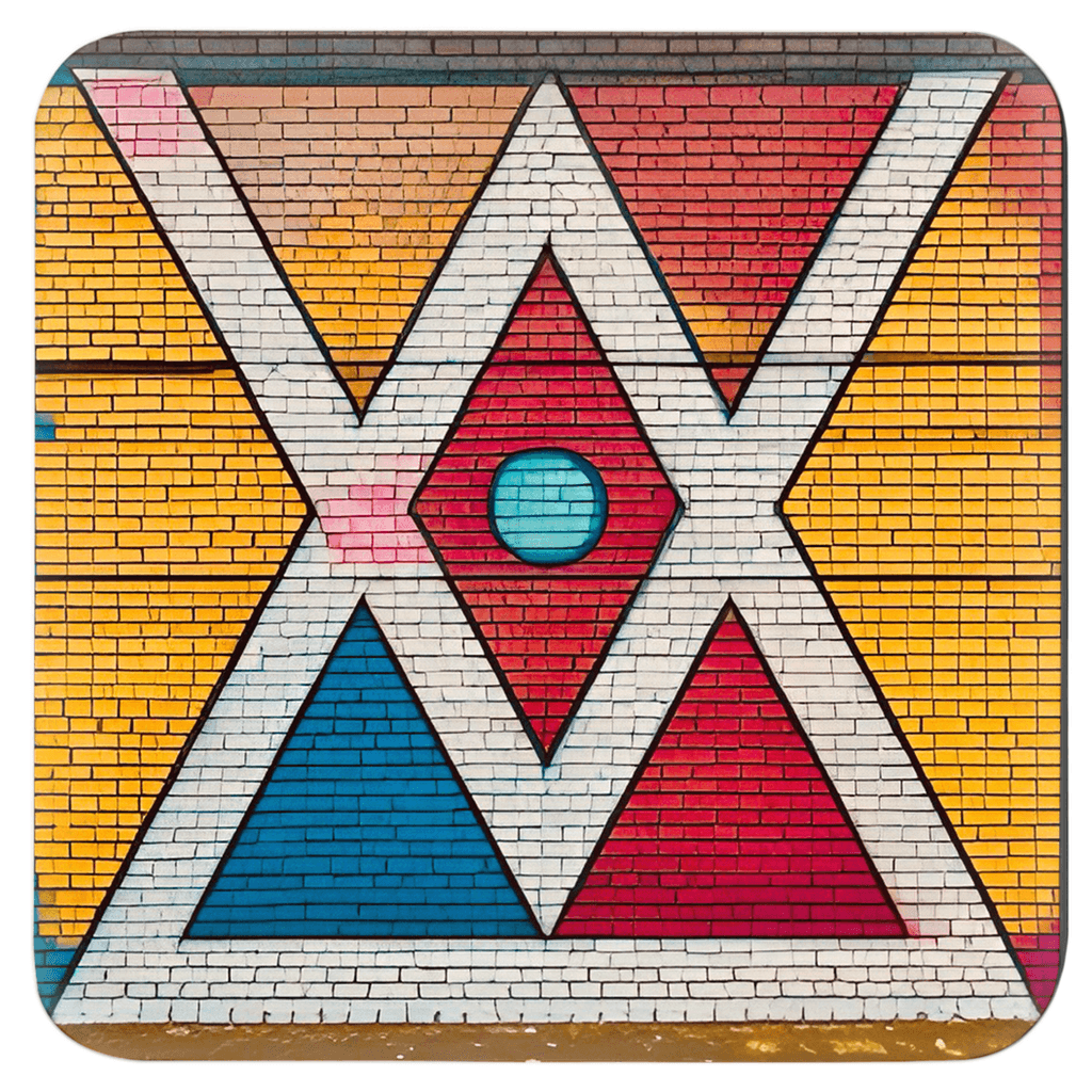 MVA FUNKY FOUR | Coaster Set #2 - MichaelVargas.Art