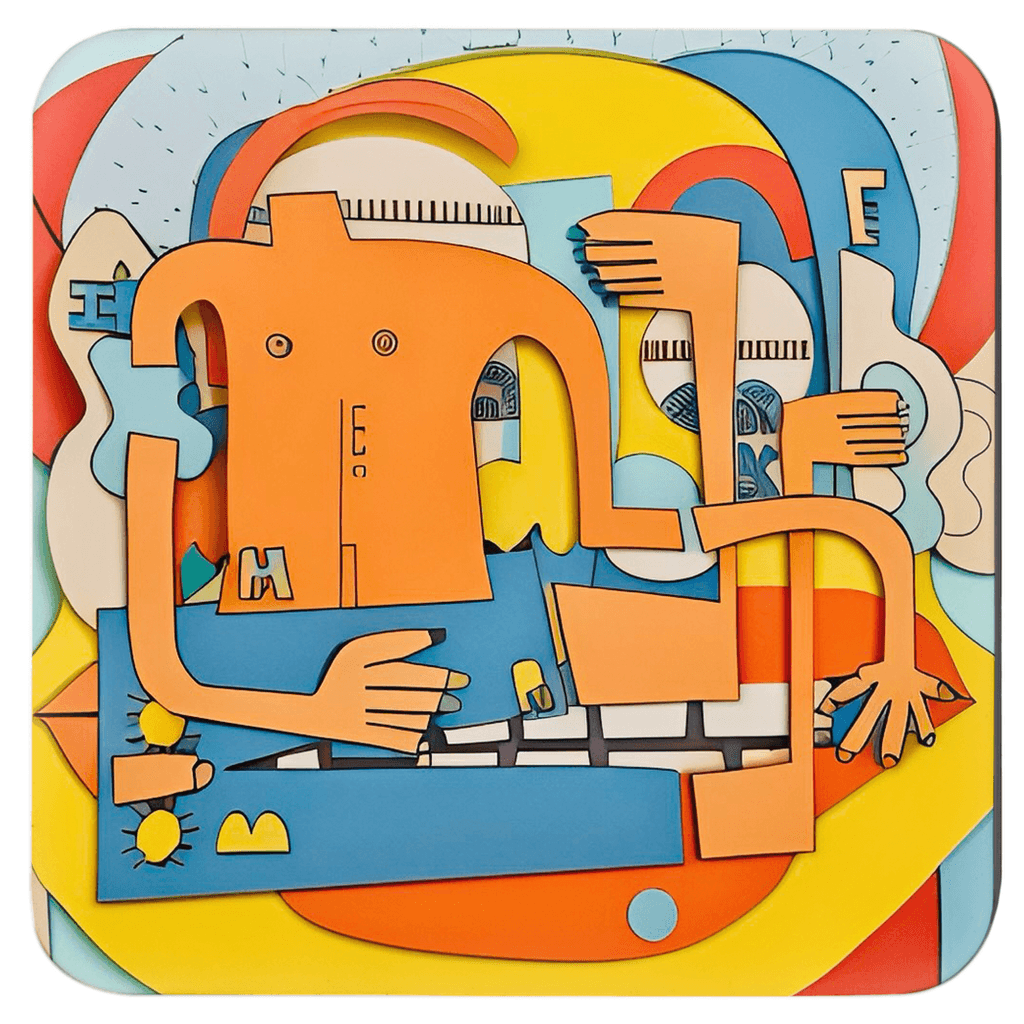 MVA FUNKY FOUR | Coaster Set #2 - MichaelVargas.Art