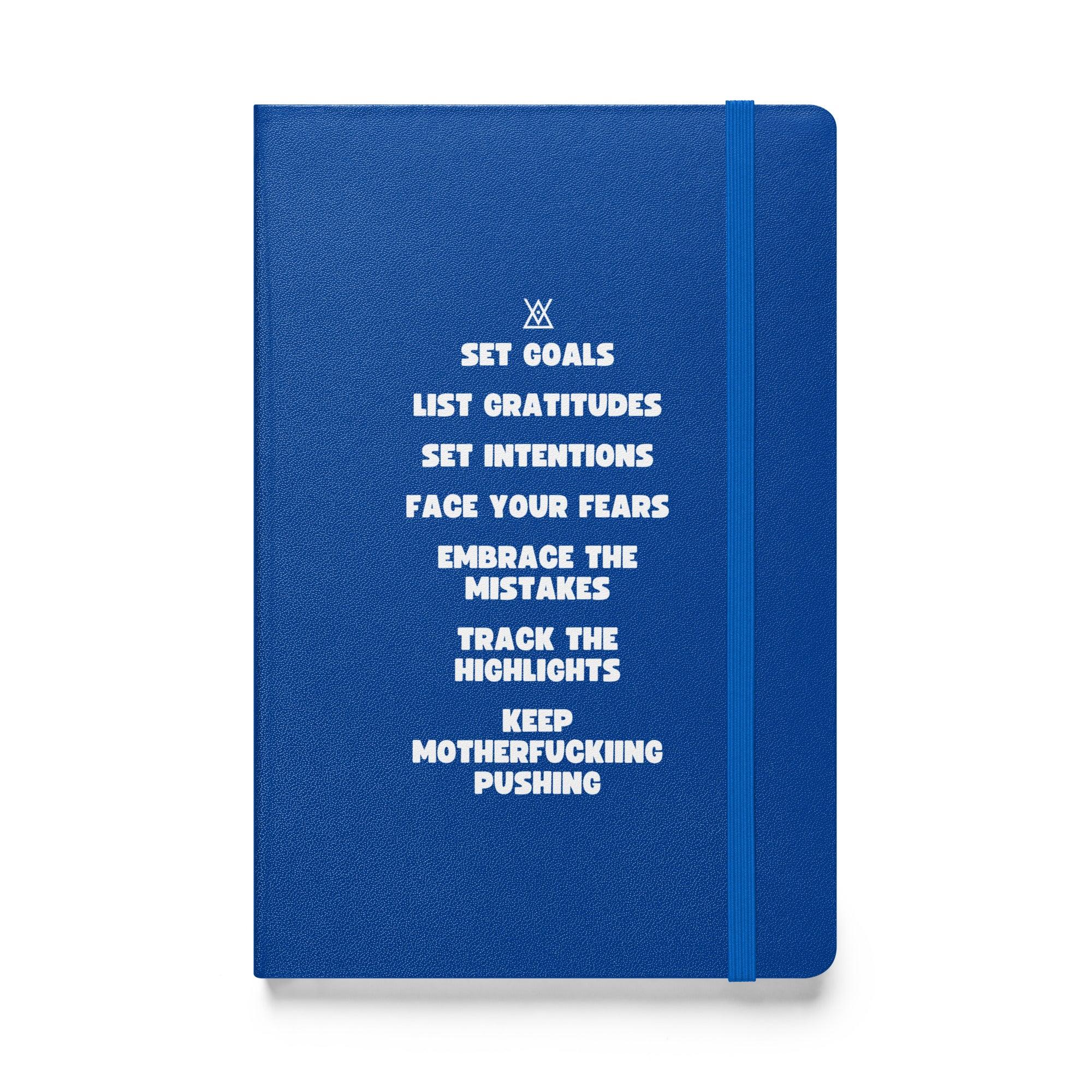 MVA - Keep Motherfucking Pushing | Hardcover Bound Notebook - MichaelVargas.Art