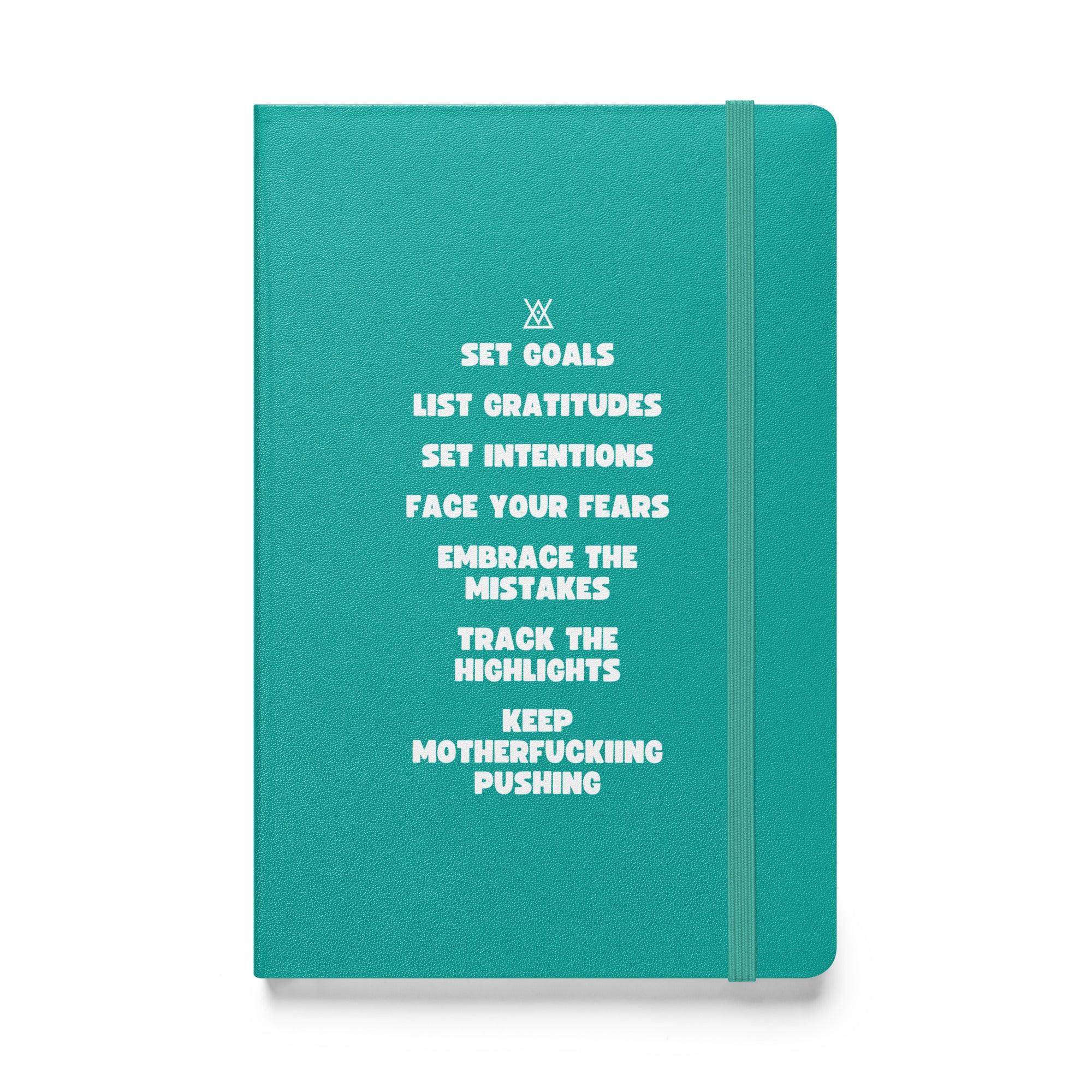 MVA - Keep Motherfucking Pushing | Hardcover Bound Notebook - MichaelVargas.Art