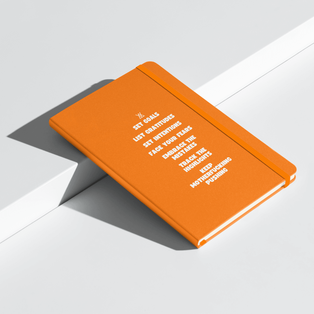 MVA - Keep Motherfucking Pushing | Hardcover Bound Notebook - MichaelVargas.Art