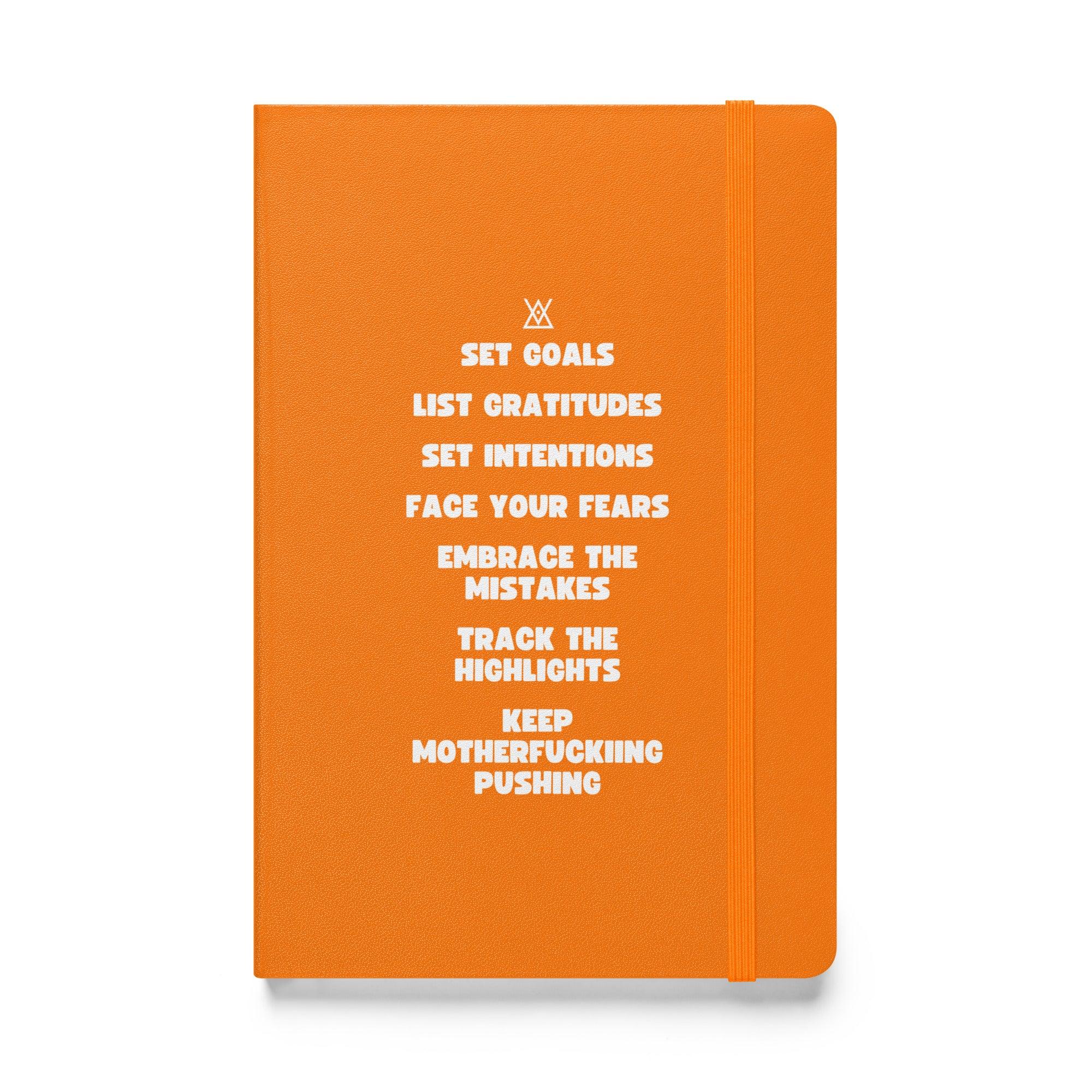 MVA - Keep Motherfucking Pushing | Hardcover Bound Notebook - MichaelVargas.Art