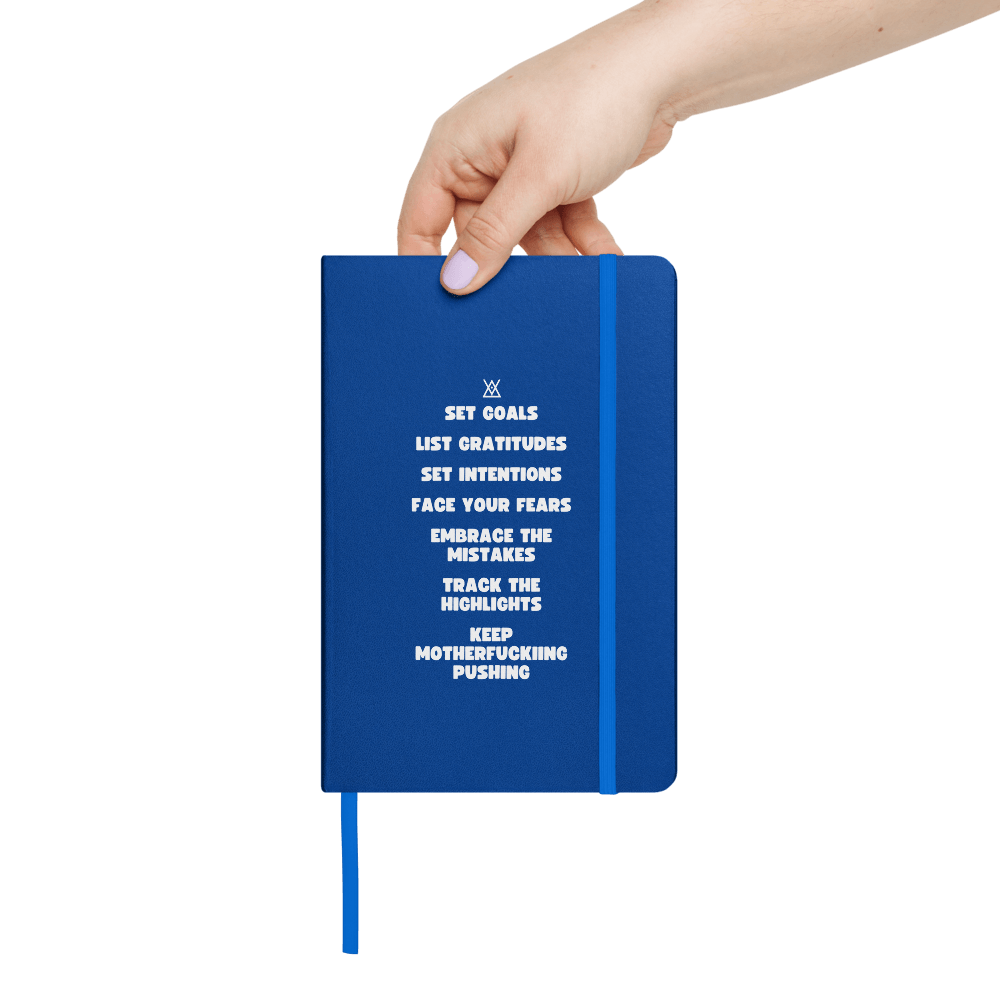 MVA - Keep Motherfucking Pushing | Hardcover Bound Notebook - MichaelVargas.Art