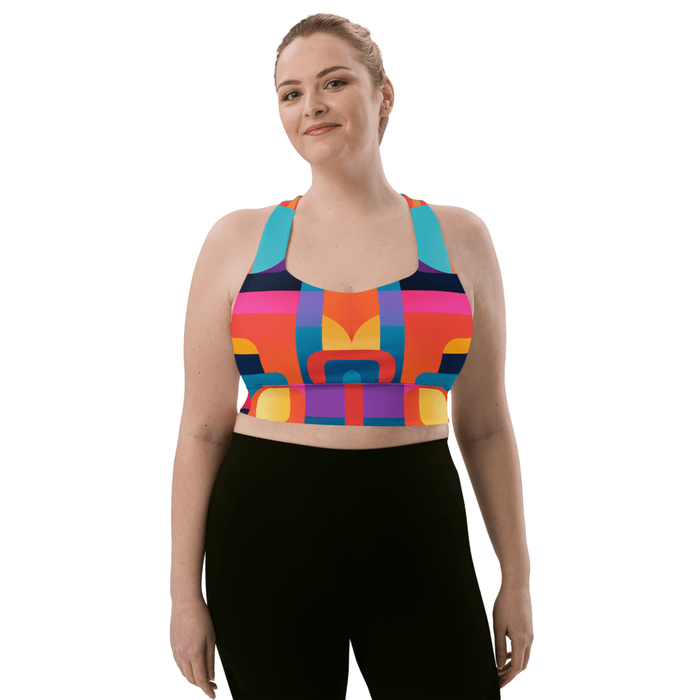 MVA | ASANA | Longline Sports Bra - MichaelVargas.Art