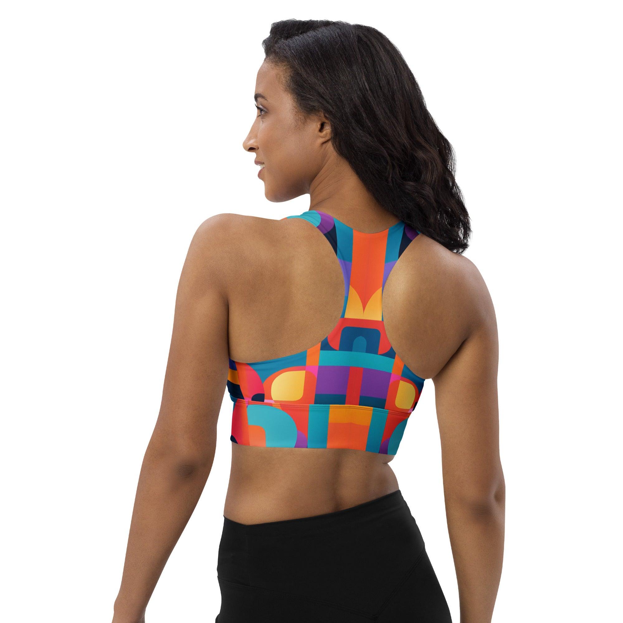 MVA | ASANA | Longline Sports Bra - MichaelVargas.Art