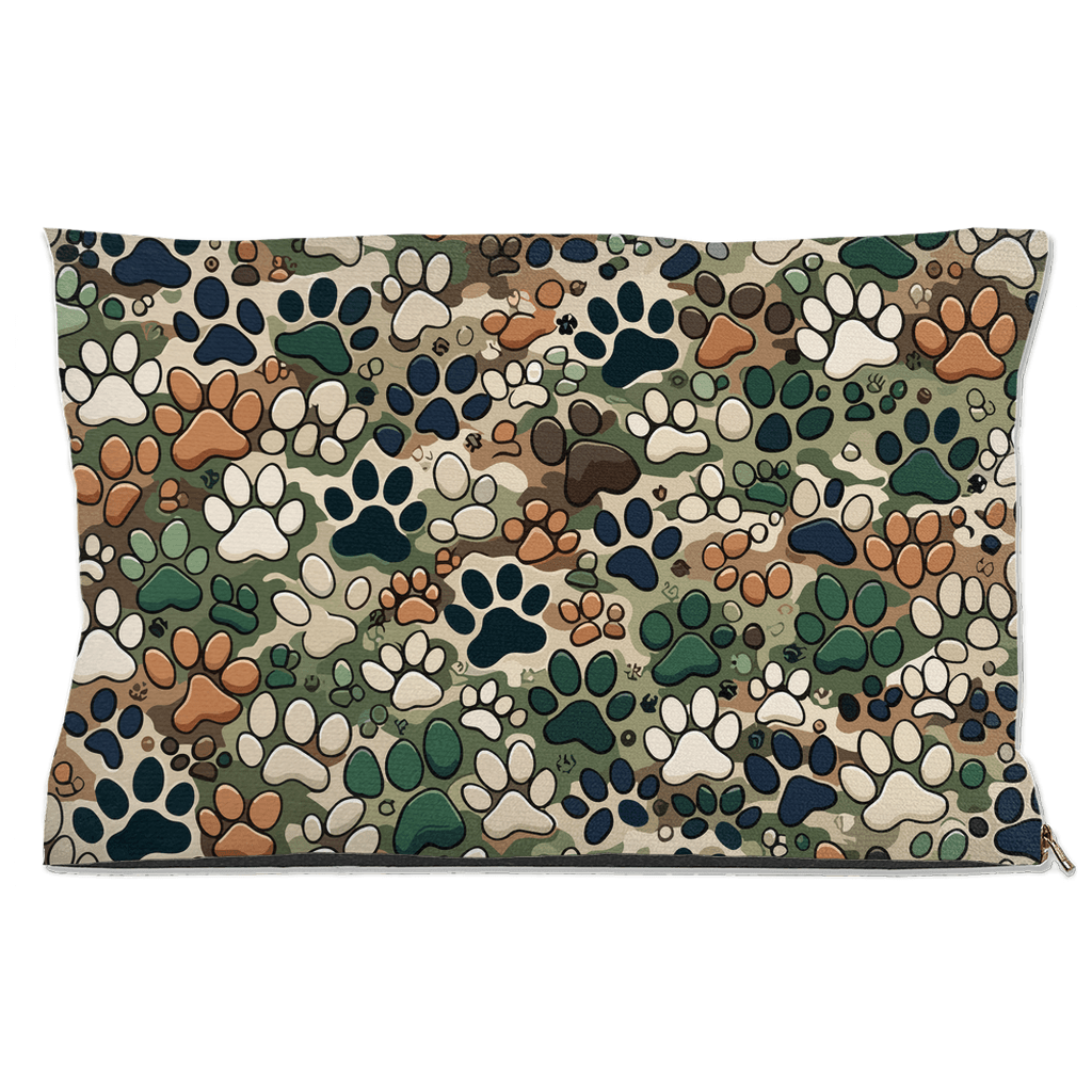 MVA Paw Print Camo | Dog Beds - MichaelVargas.Art