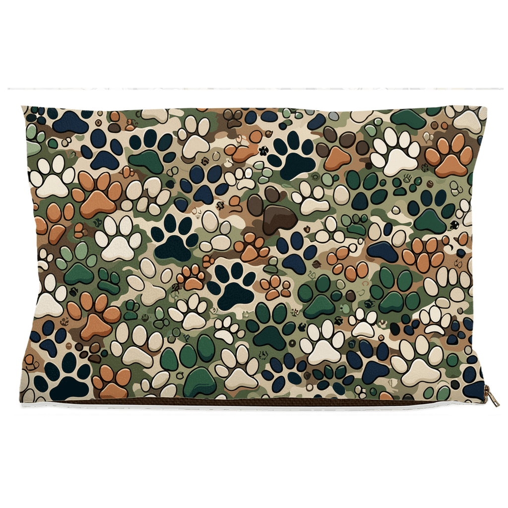 MVA Paw Print Camo | Dog Beds - MichaelVargas.Art