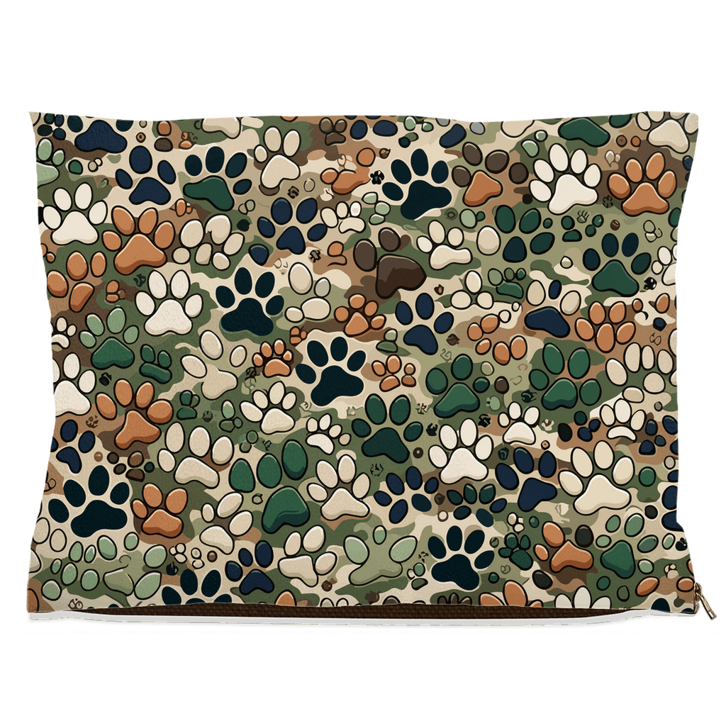 MVA Paw Print Camo | Dog Beds - MichaelVargas.Art