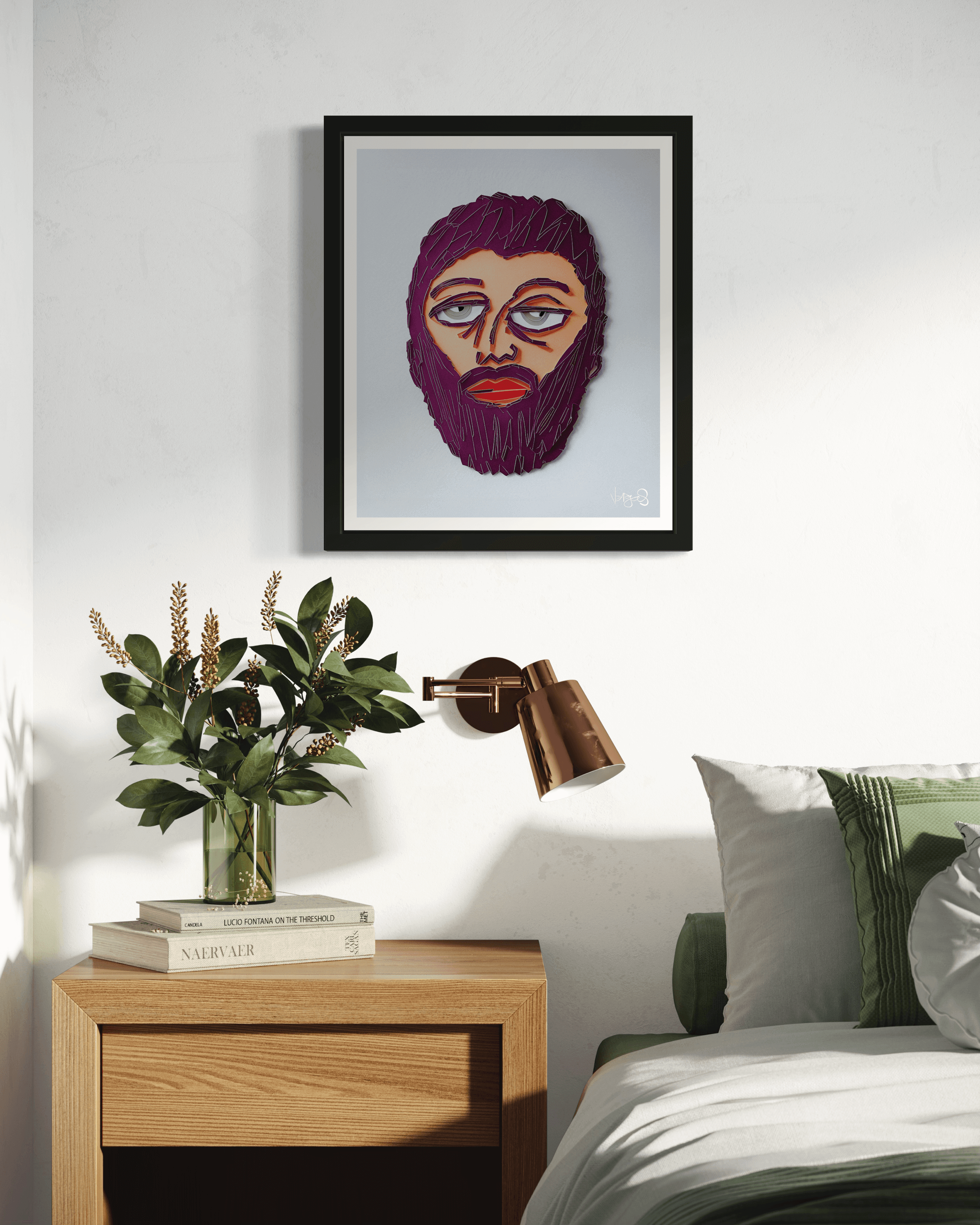 Old Heads | 20 x 24 | Framed Canvas Wraps - MichaelVargas.Art