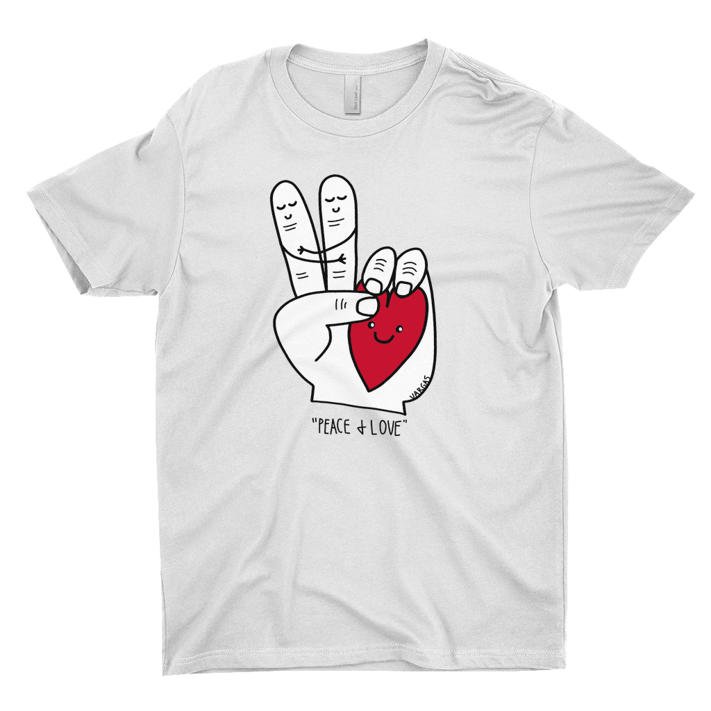 Peace & Love | T-Shirt - MichaelVargas.Art