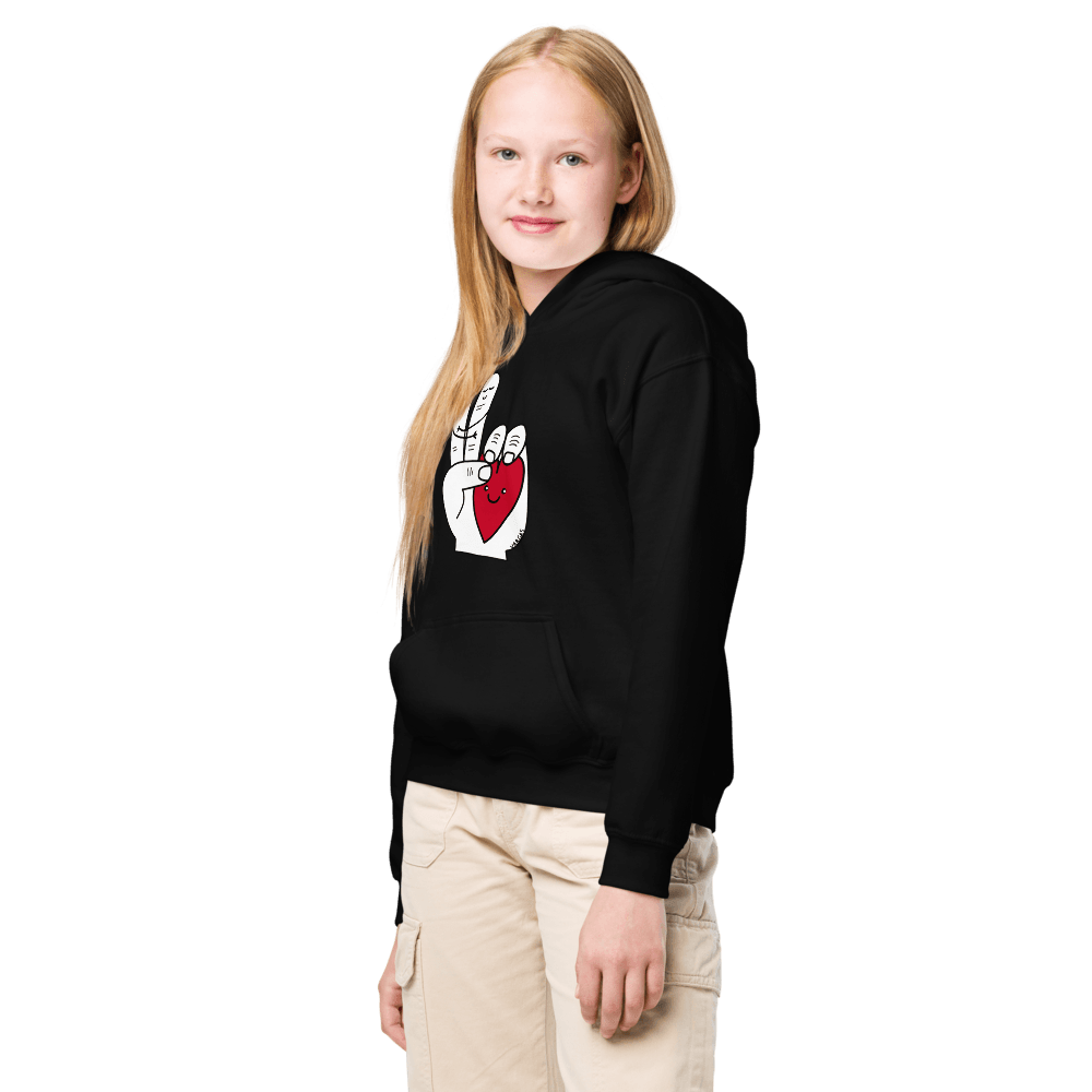Peace & Love | Youth Hoodie - MichaelVargas.Art
