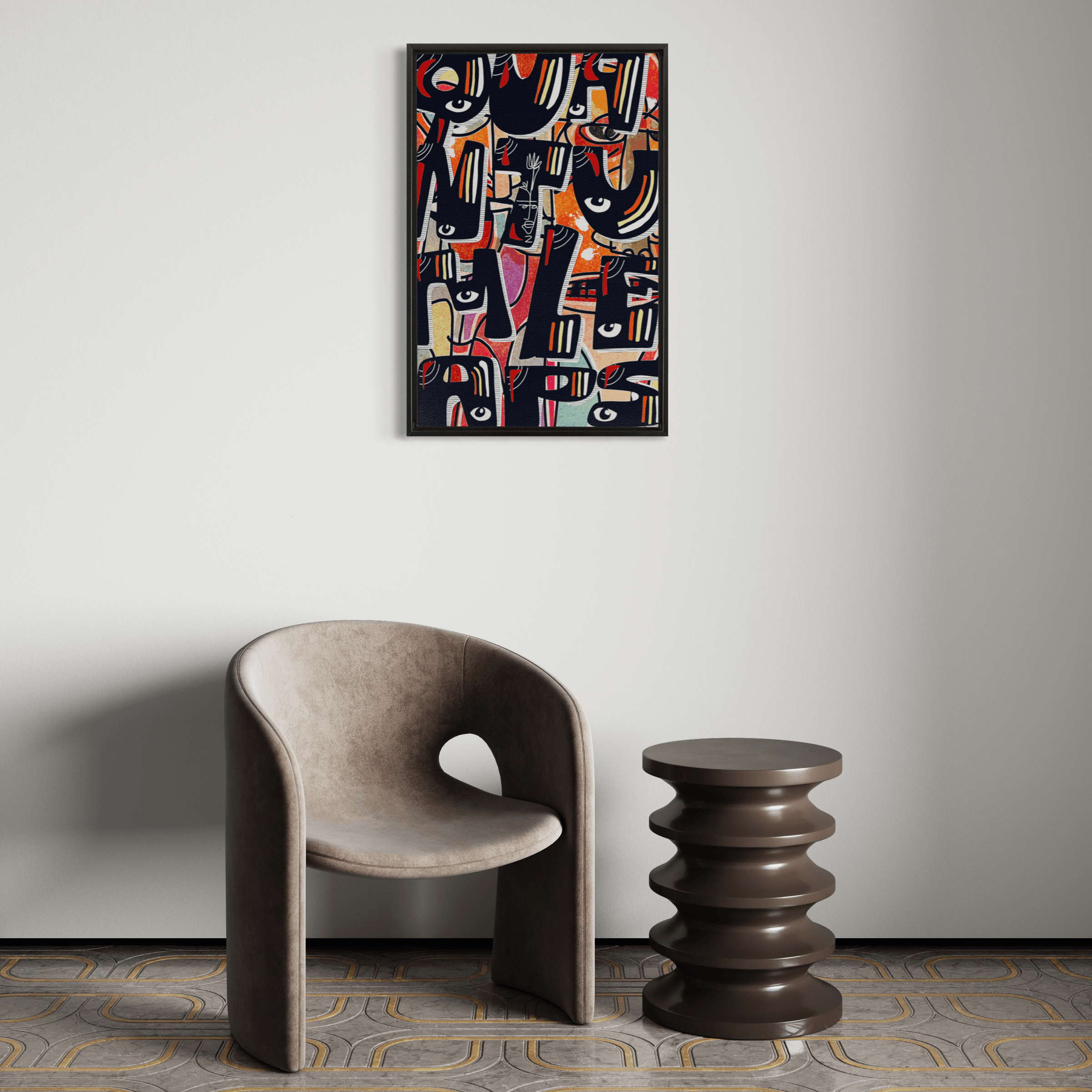 Quantum Leaps | 20 x 30 | Framed Canvas Wraps - MichaelVargas.Art