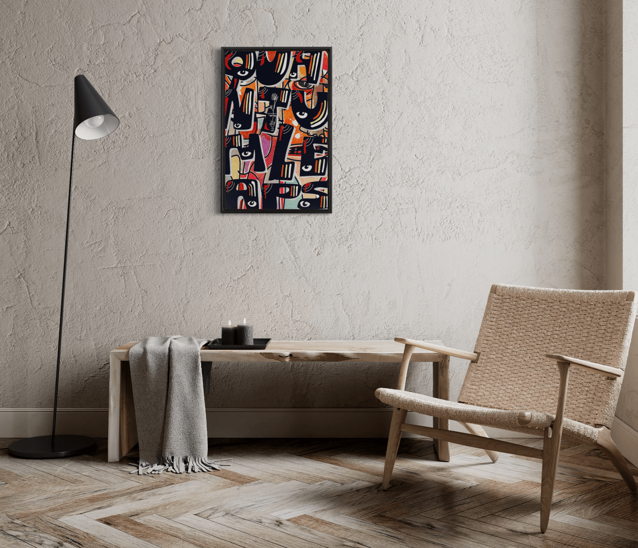 Quantum Leaps | 20 x 30 | Framed Canvas Wraps - MichaelVargas.Art