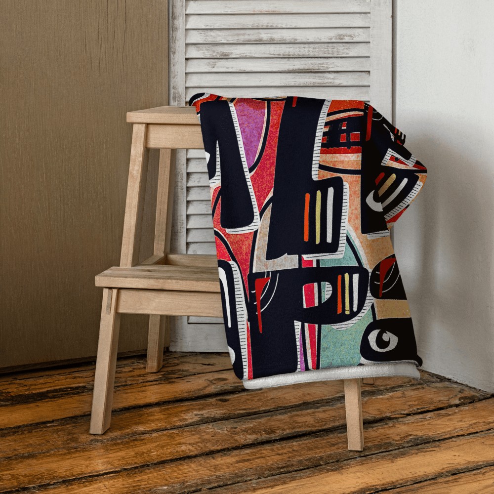 Quantum Leaps | Beach Towel - MichaelVargas.Art