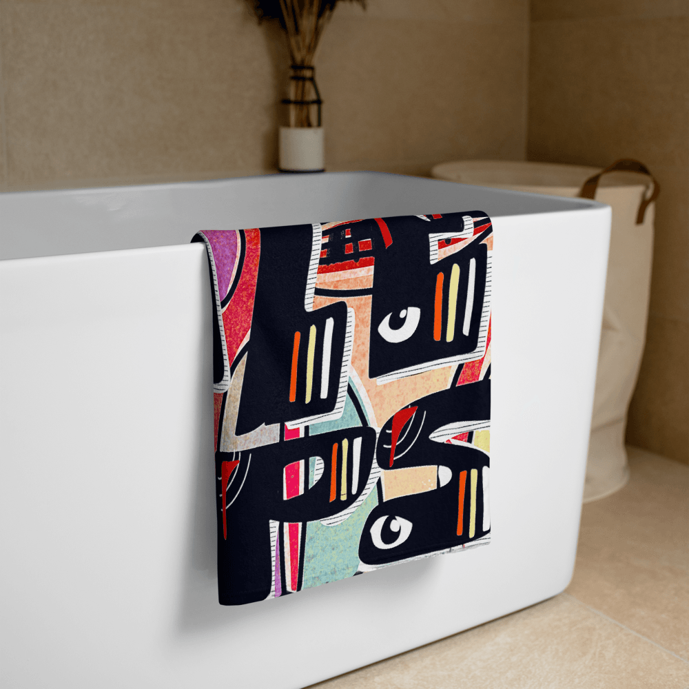 Quantum Leaps | Beach Towel - MichaelVargas.Art