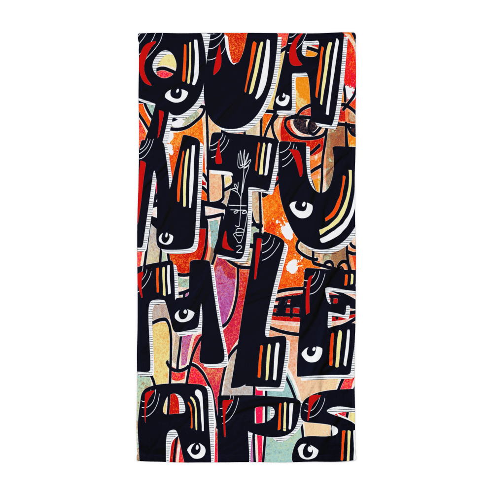 Quantum Leaps | Beach Towel - MichaelVargas.Art