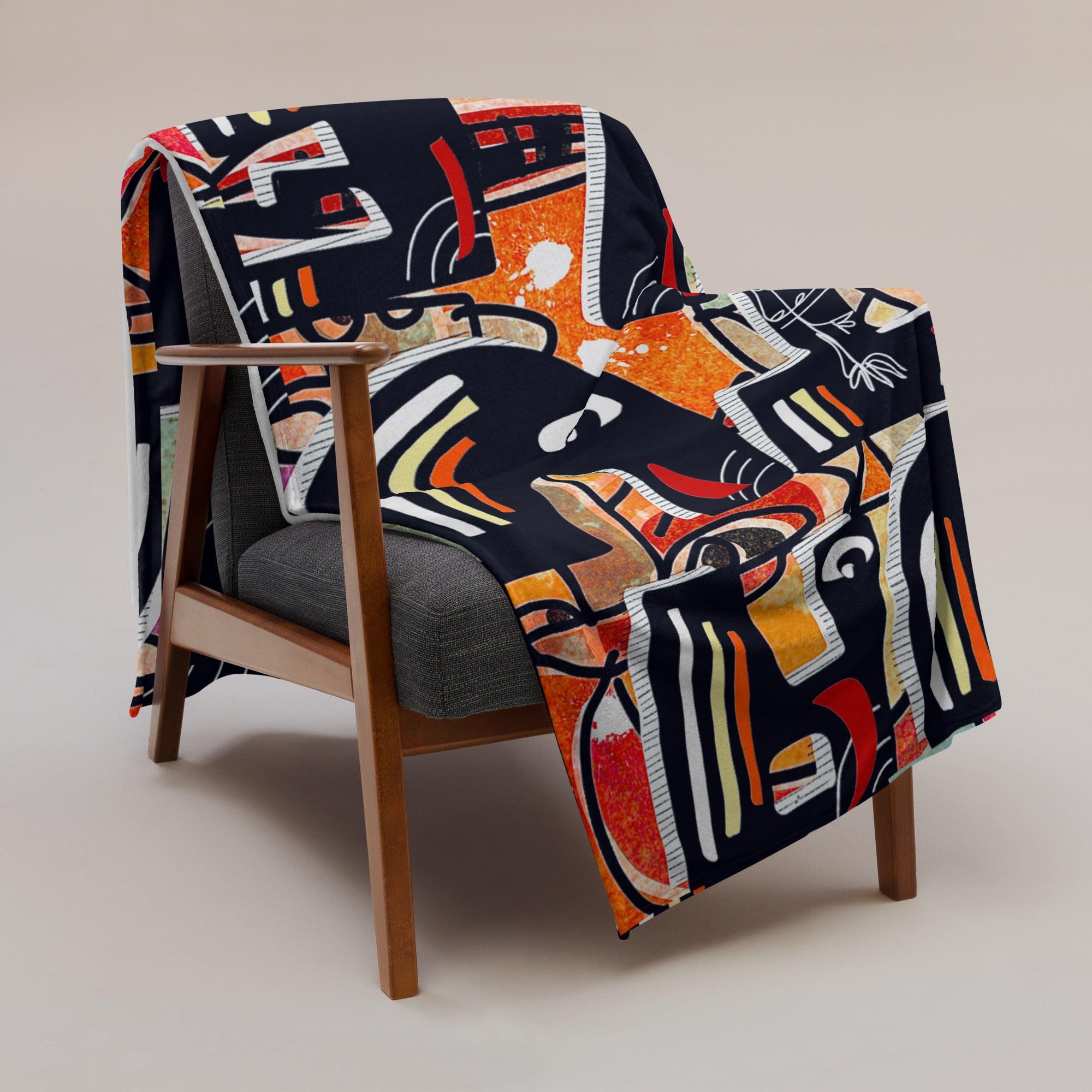 Quantum Leaps | Throw Blanket - MichaelVargas.Art