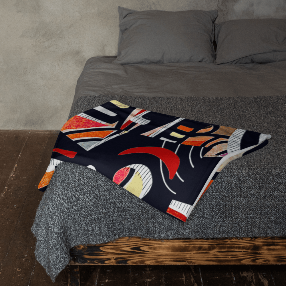 Quantum Leaps | Throw Blanket - MichaelVargas.Art