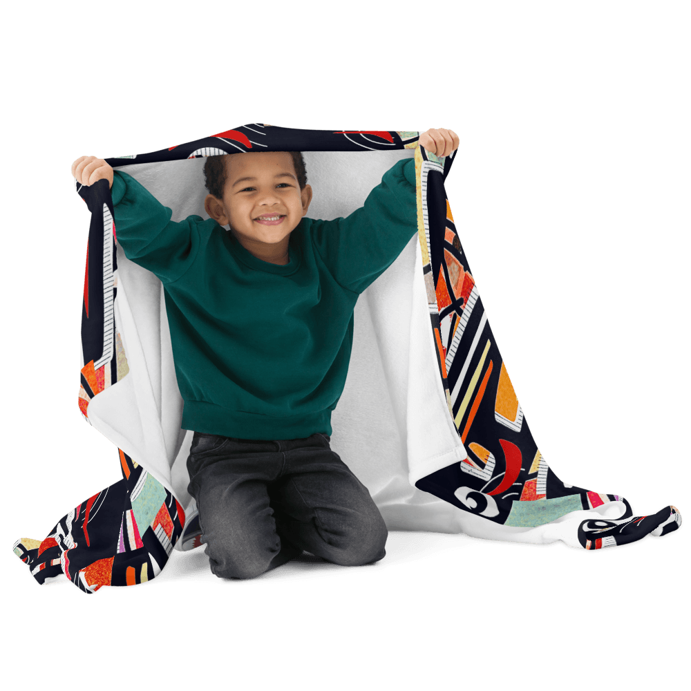 Quantum Leaps | Throw Blanket - MichaelVargas.Art