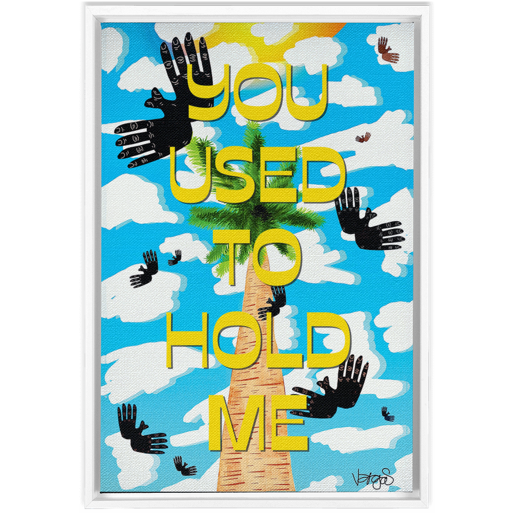 You Used to Hold Me | 20 x 30 | Framed Canvas Wraps - MichaelVargas.Art