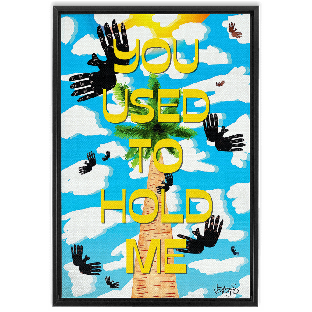 You Used to Hold Me | 20 x 30 | Framed Canvas Wraps - MichaelVargas.Art