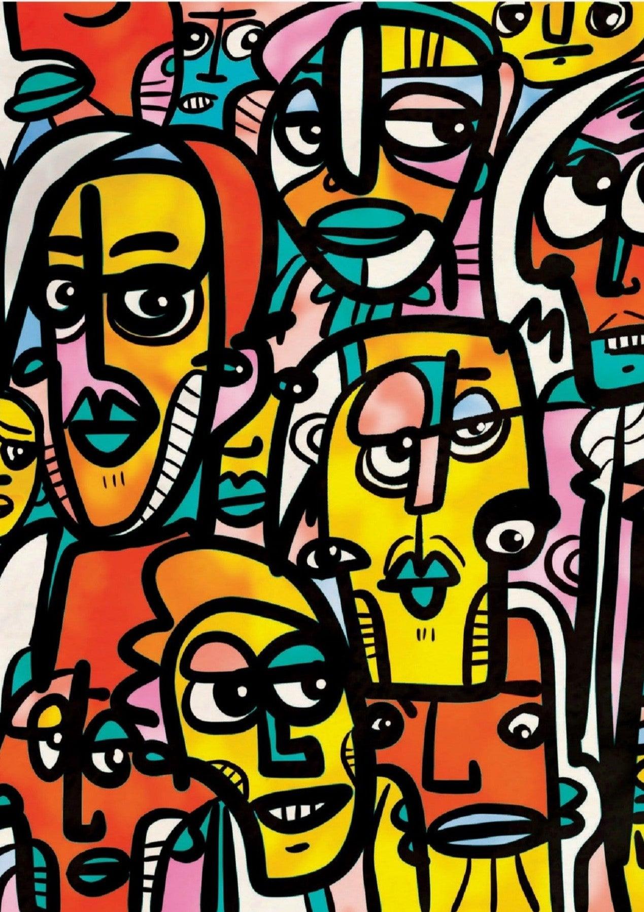 Alone In A Crowd | 20x28 | Print - MichaelVargas.Art