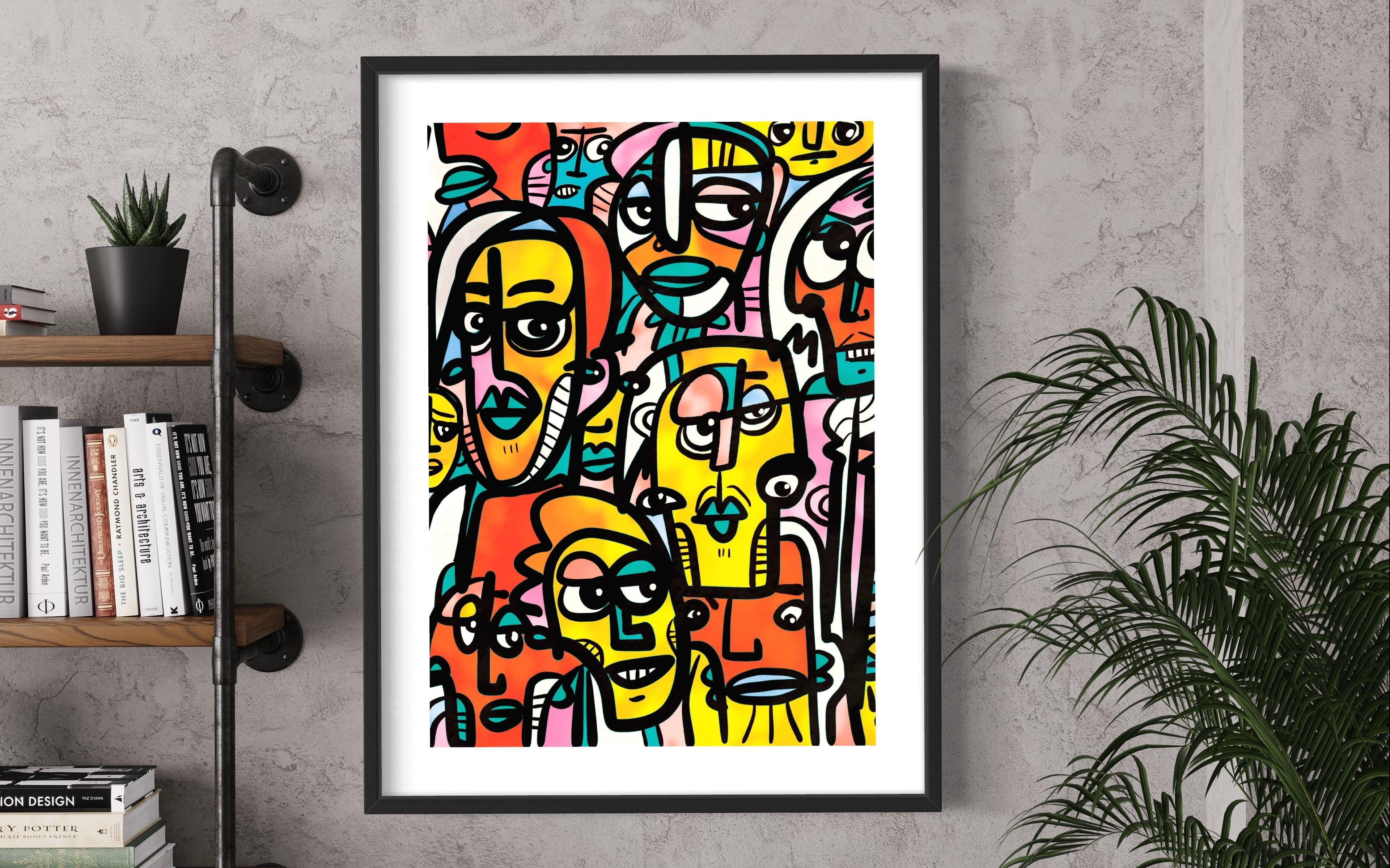 Alone In A Crowd | 20x28 | Print - MichaelVargas.Art