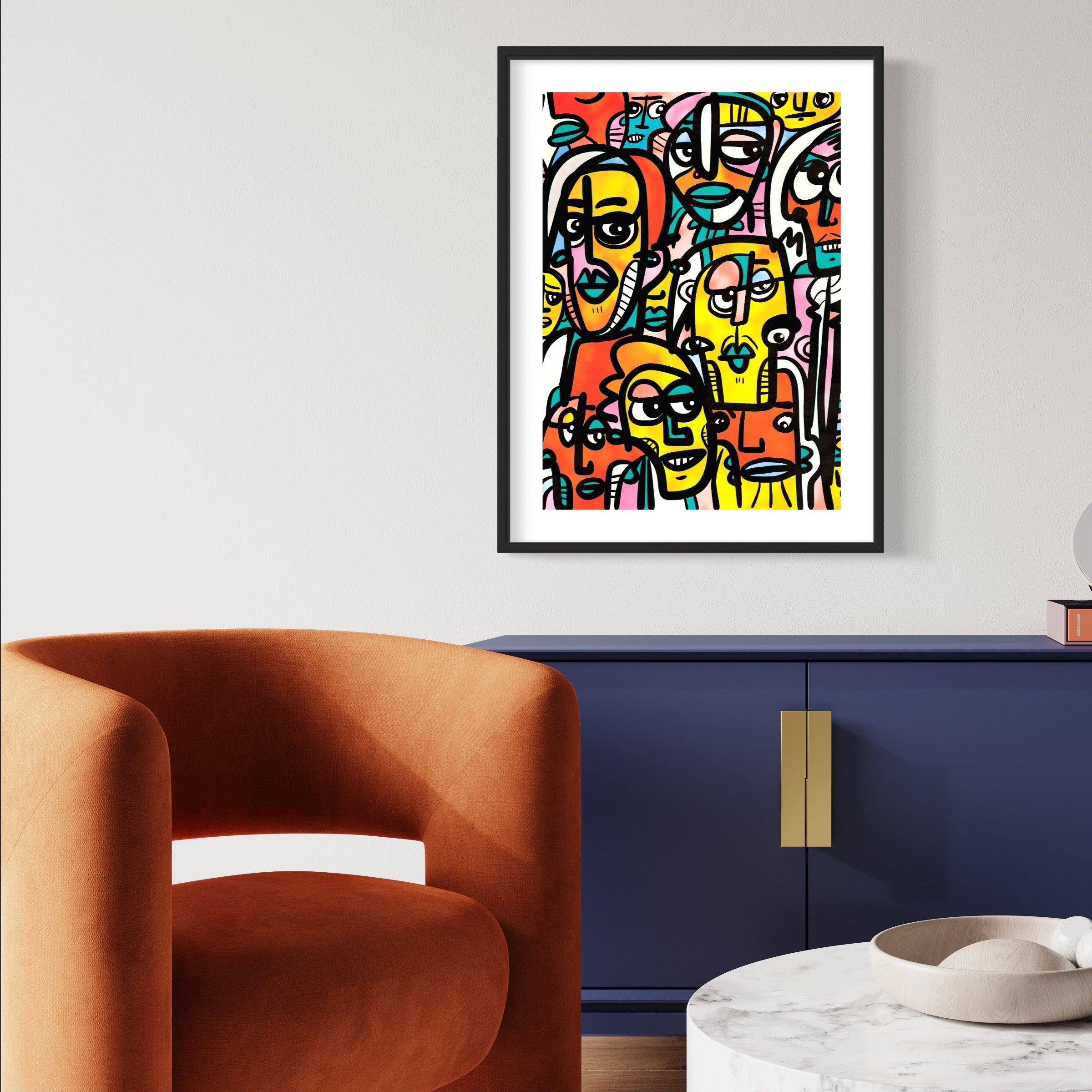 Alone In A Crowd | 20x28 | Print - MichaelVargas.Art