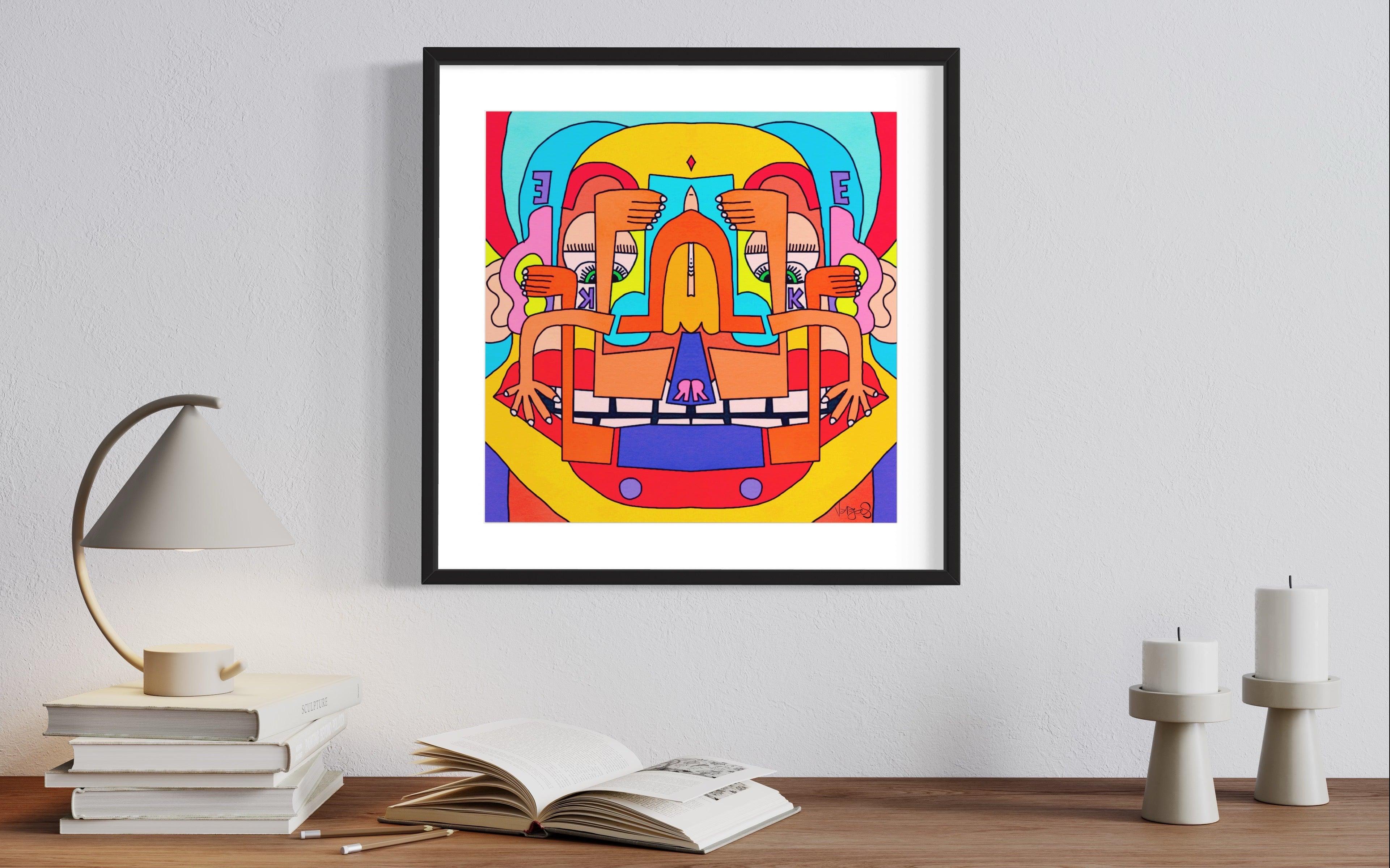 Break For Love | 28x28 | Print - MichaelVargas.Art