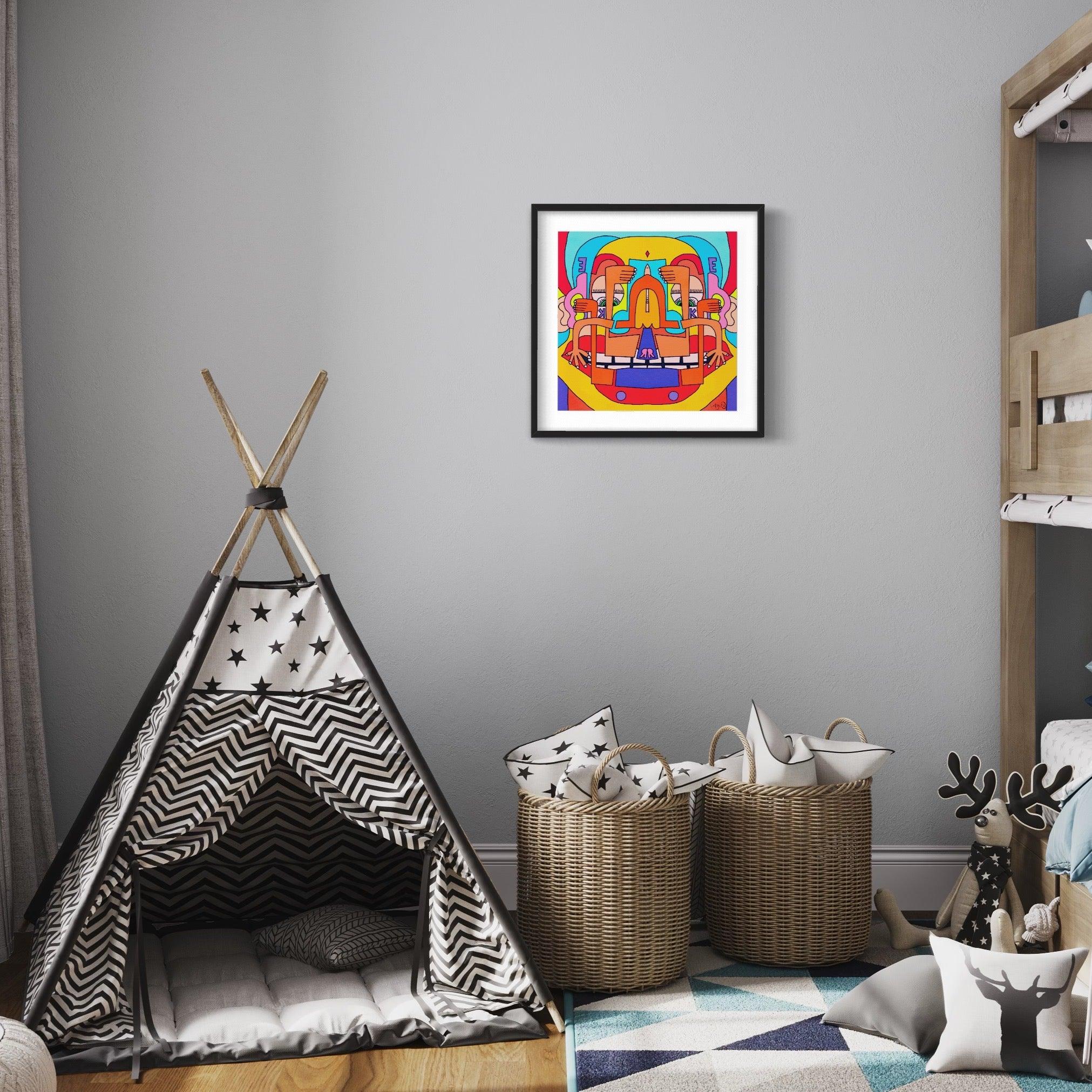 Break For Love | 28x28 | Print - MichaelVargas.Art