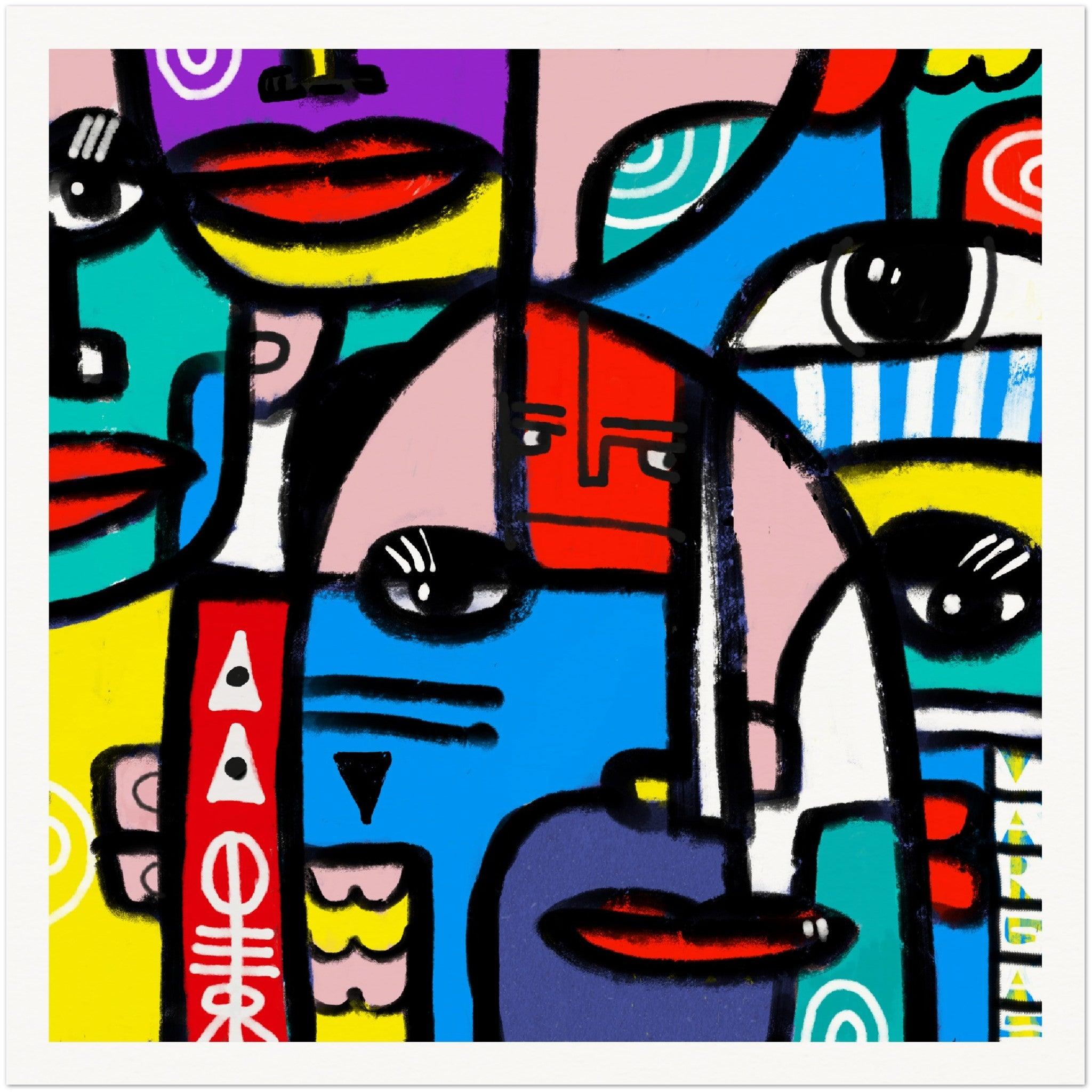 ECHO CHAMBERS | 28x28 | Print - MichaelVargas.Art