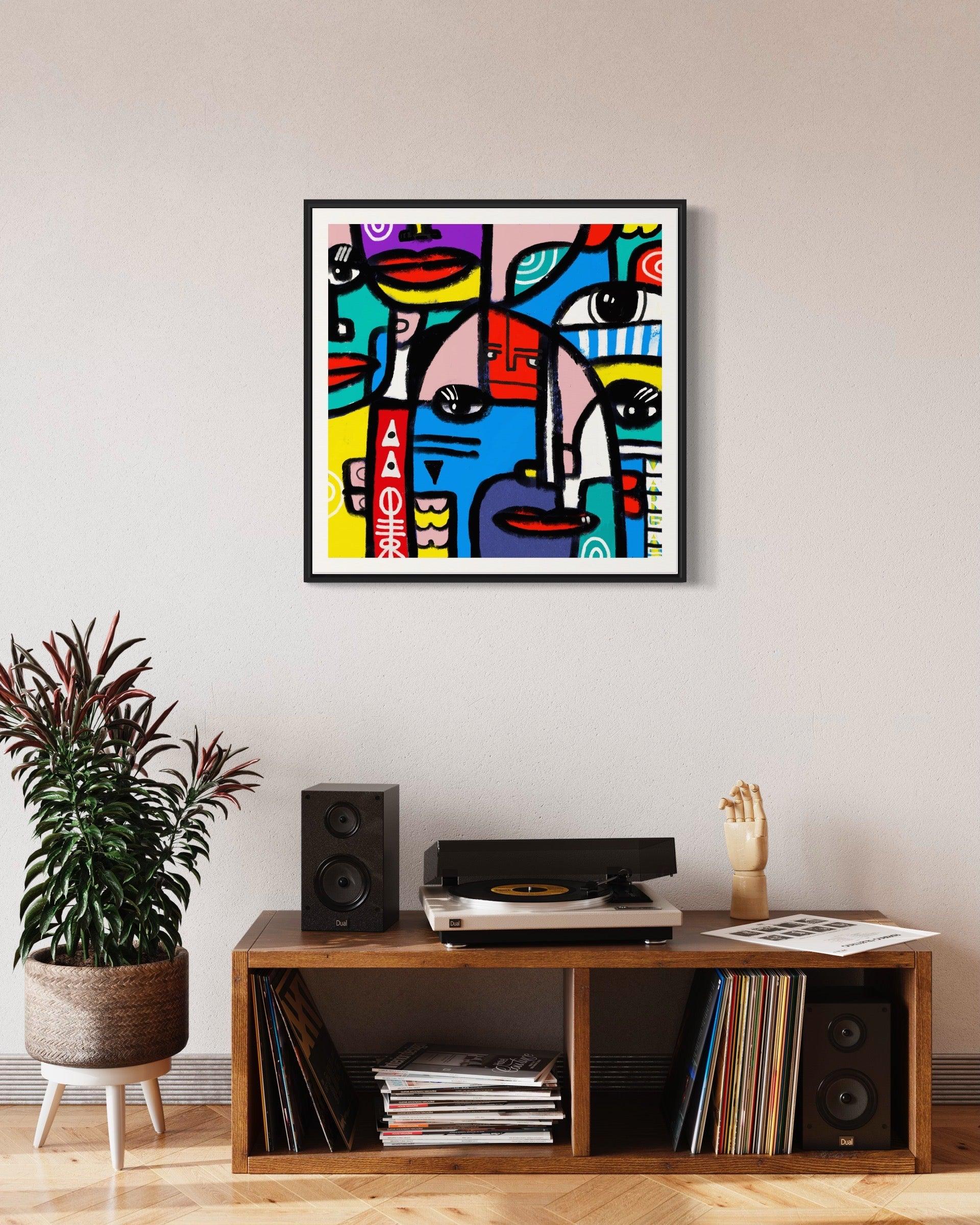 ECHO CHAMBERS | 28x28 | Print - MichaelVargas.Art