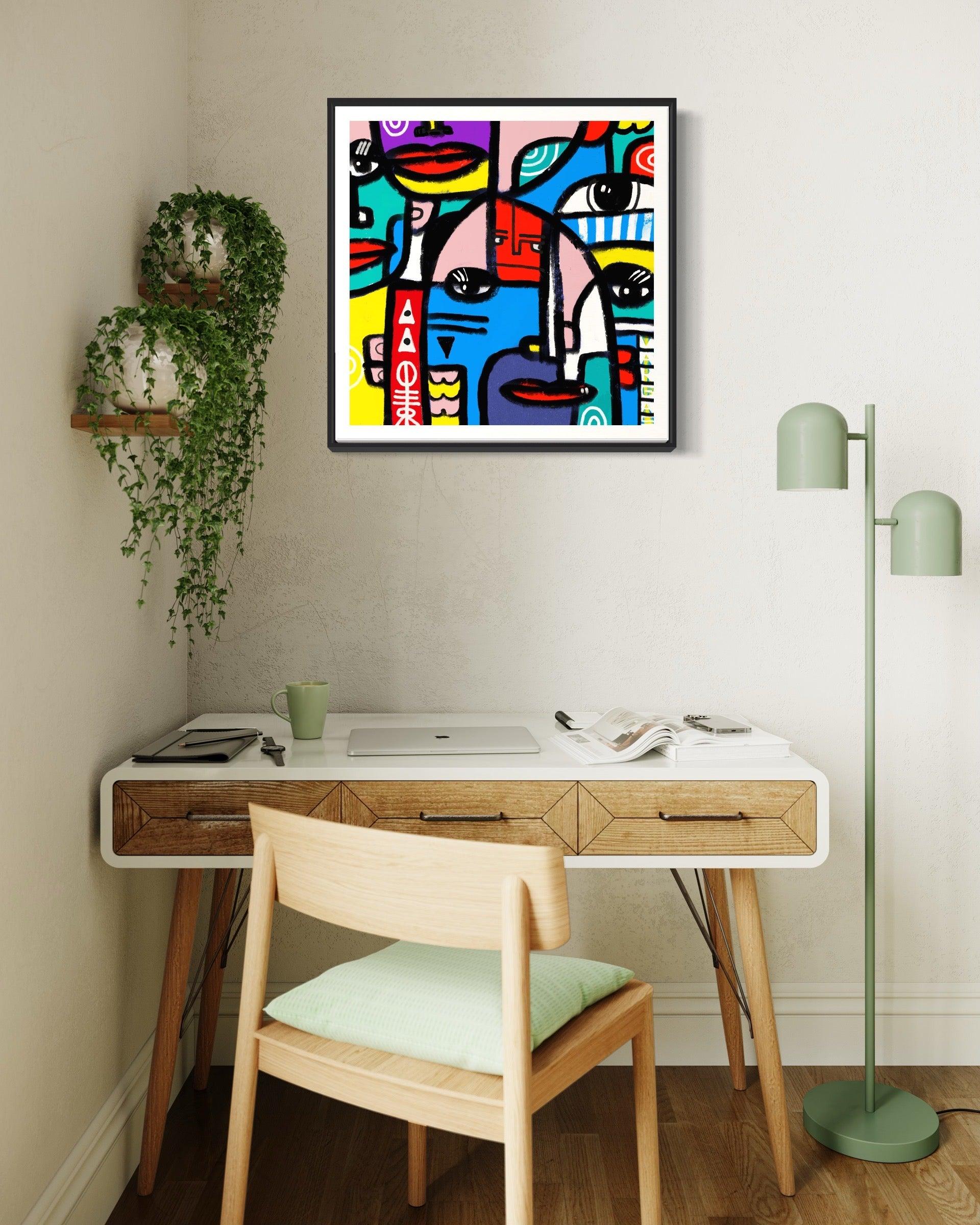 ECHO CHAMBERS | 28x28 | Print - MichaelVargas.Art