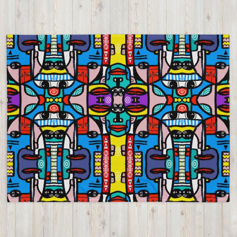 Echo Chambers | Throw Blanket - MichaelVargas.Art